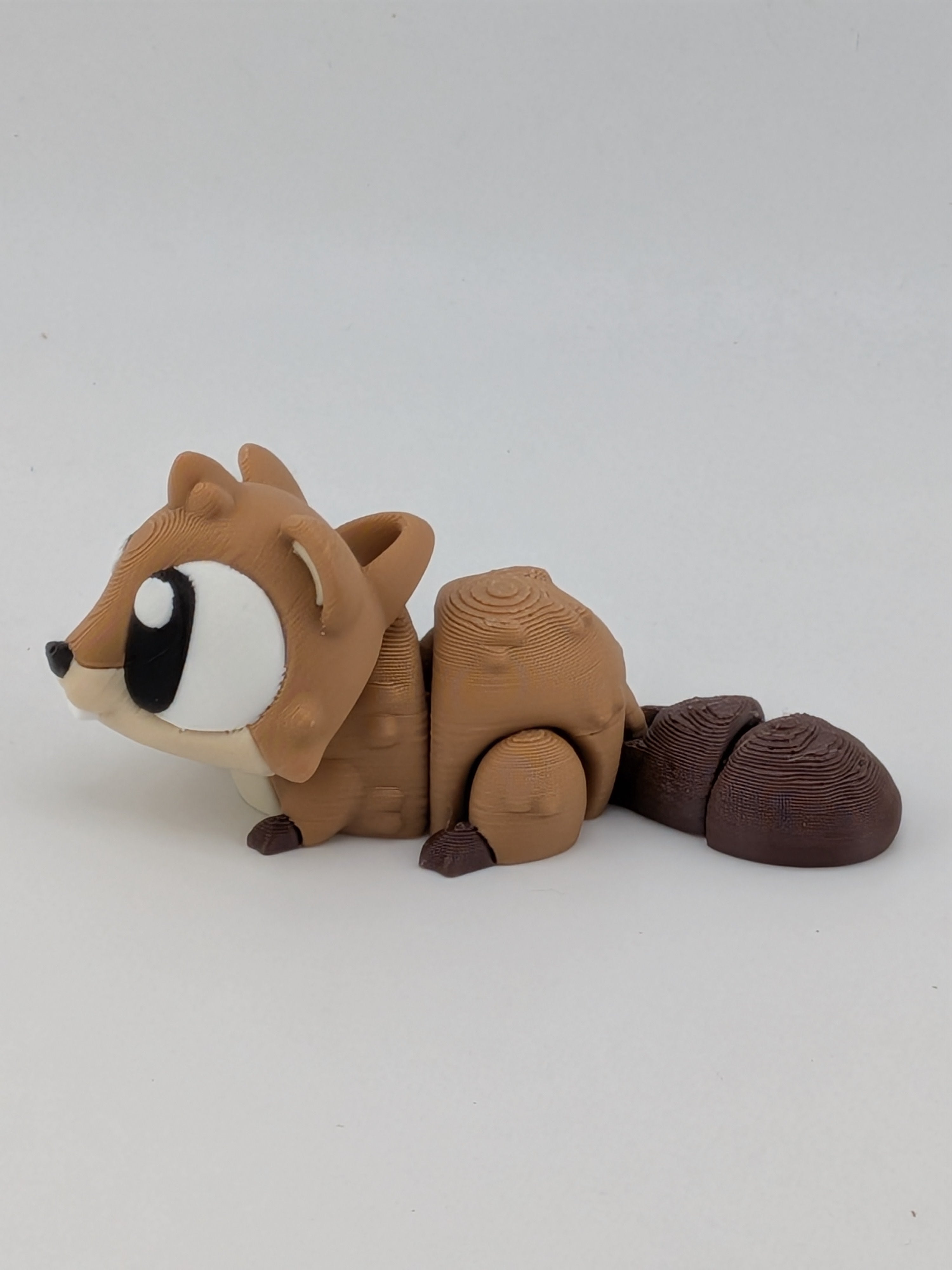 🦫✨ 2.75" Mini Flexi Beaver Keychain | Articulated "Busy Buddy" Fidget Toy 🪵🌀