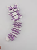 5.1 Inch Fluffy Tail Cat Articulated Mega Wiggle Magnetic Fridge Buddy