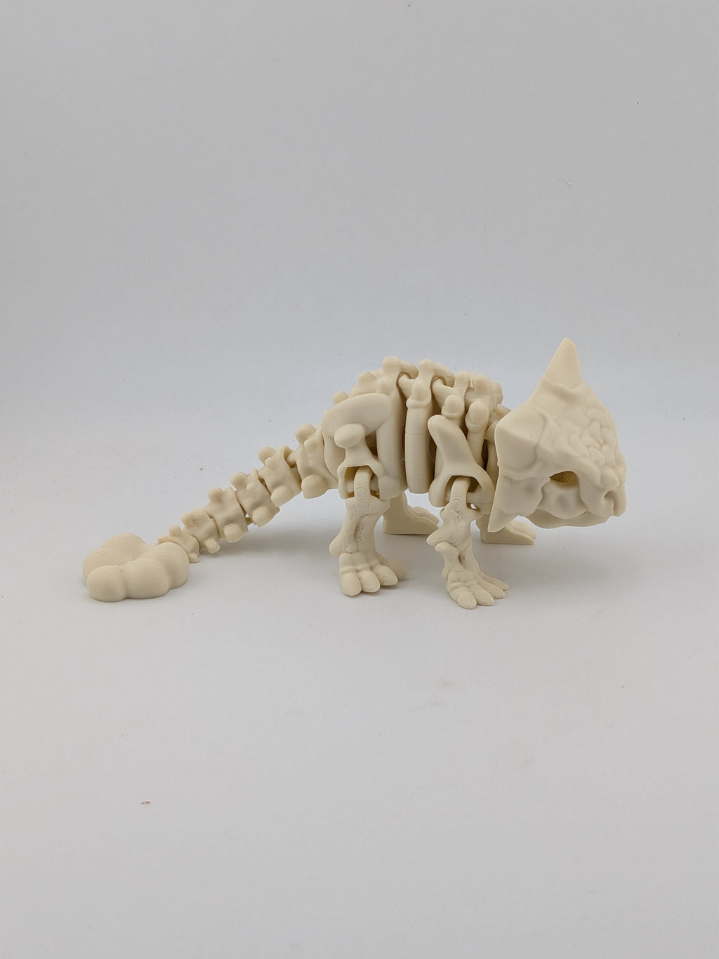 6.25 Inch Skeleton Ankylosaurus Articulated Flexi Dinosaur Bone Fidget Toy