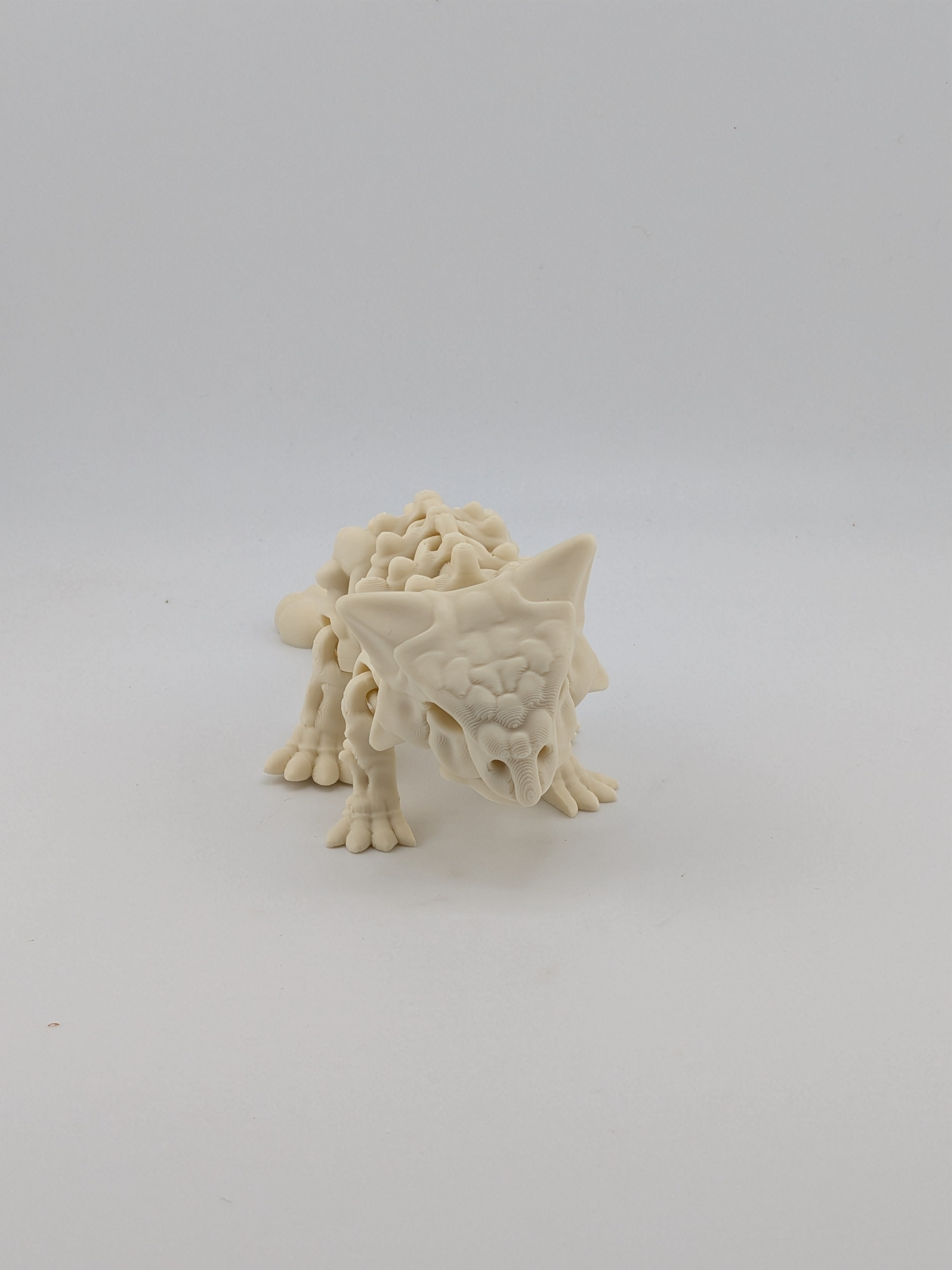 6.25 Inch Skeleton Ankylosaurus Articulated Flexi Dinosaur Bone Fidget Toy