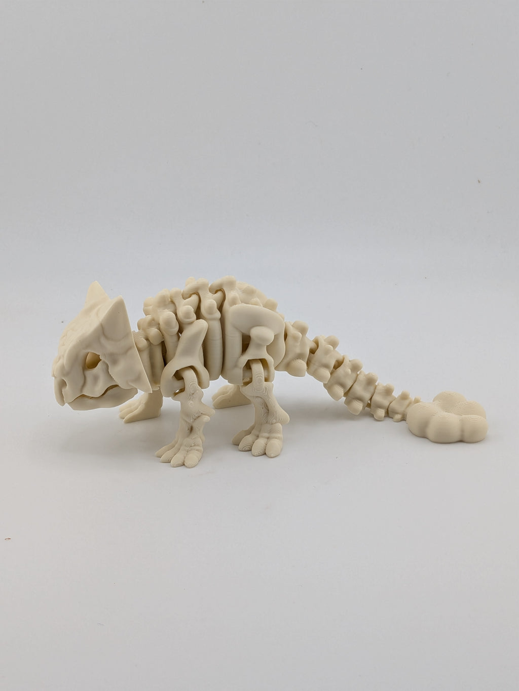 6.25 Inch Skeleton Ankylosaurus Articulated Flexi Dinosaur Bone Fidget Toy