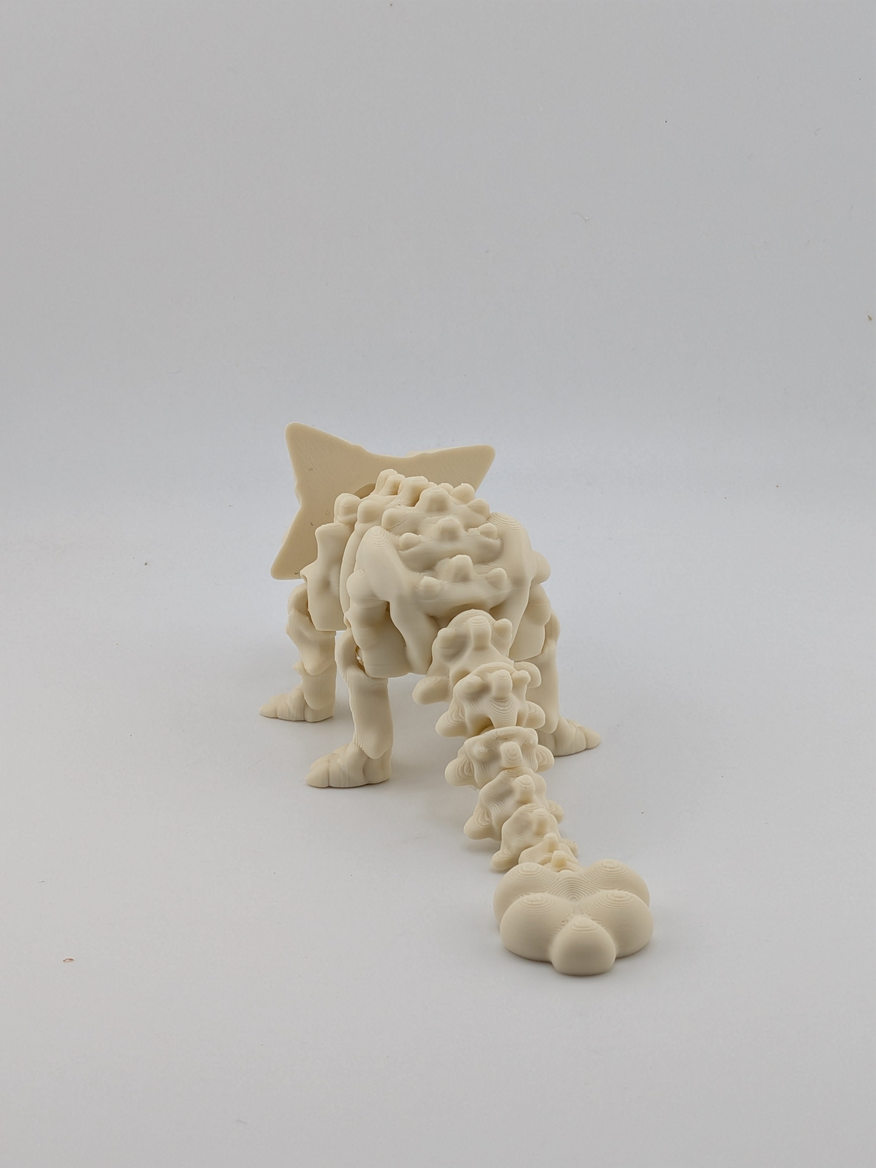 6.25 Inch Skeleton Ankylosaurus Articulated Flexi Dinosaur Bone Fidget Toy
