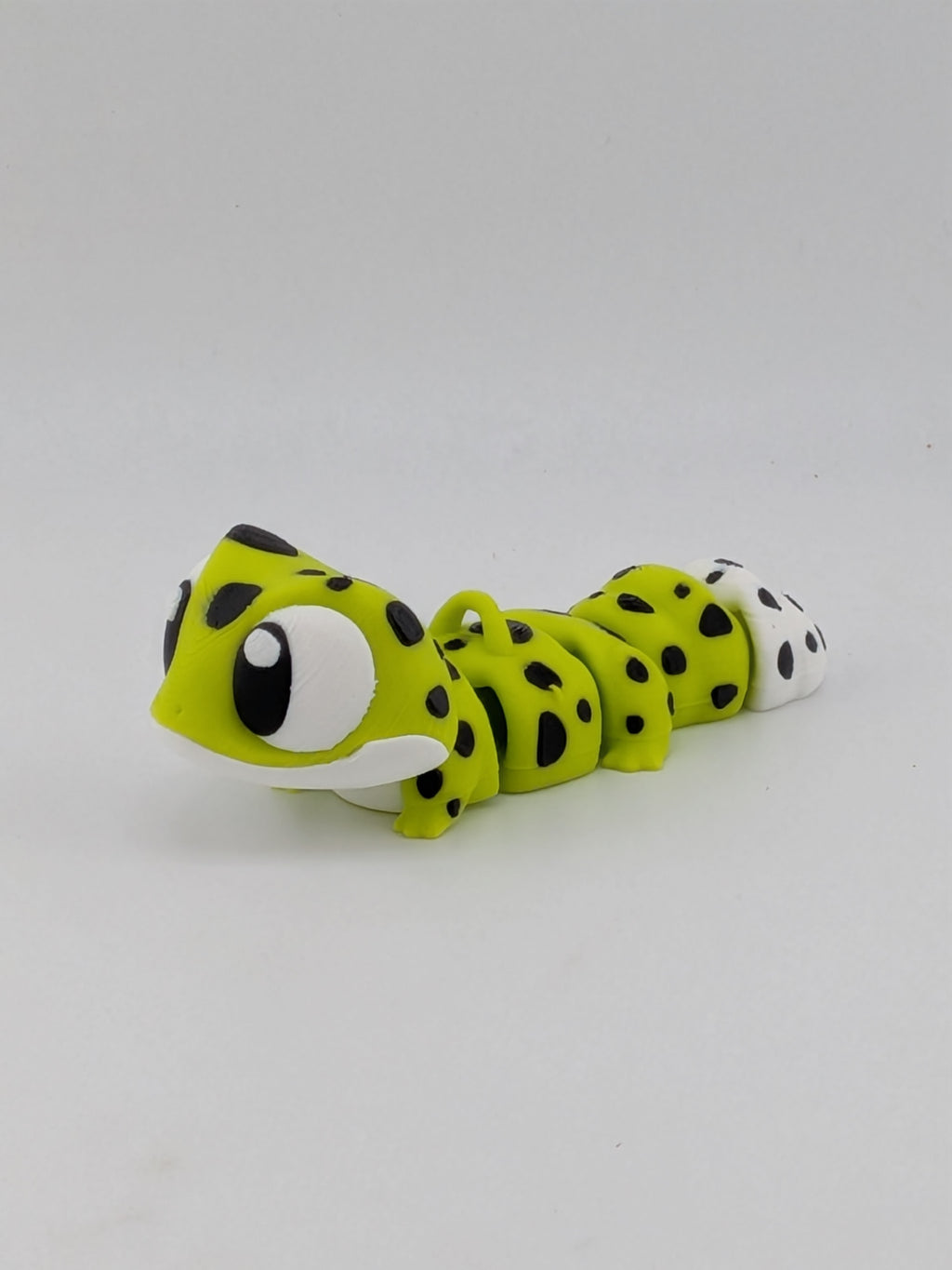 3.25 Inch Flexi Gecko Keychain Articulated Lizard Fidget Toy