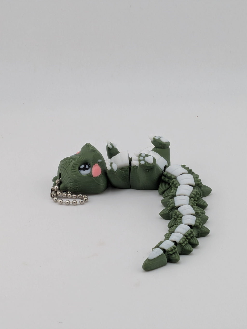 5.5 Inch Flexi Crocodile Keychain Articulated Chibi Alligator Fidget Buddy