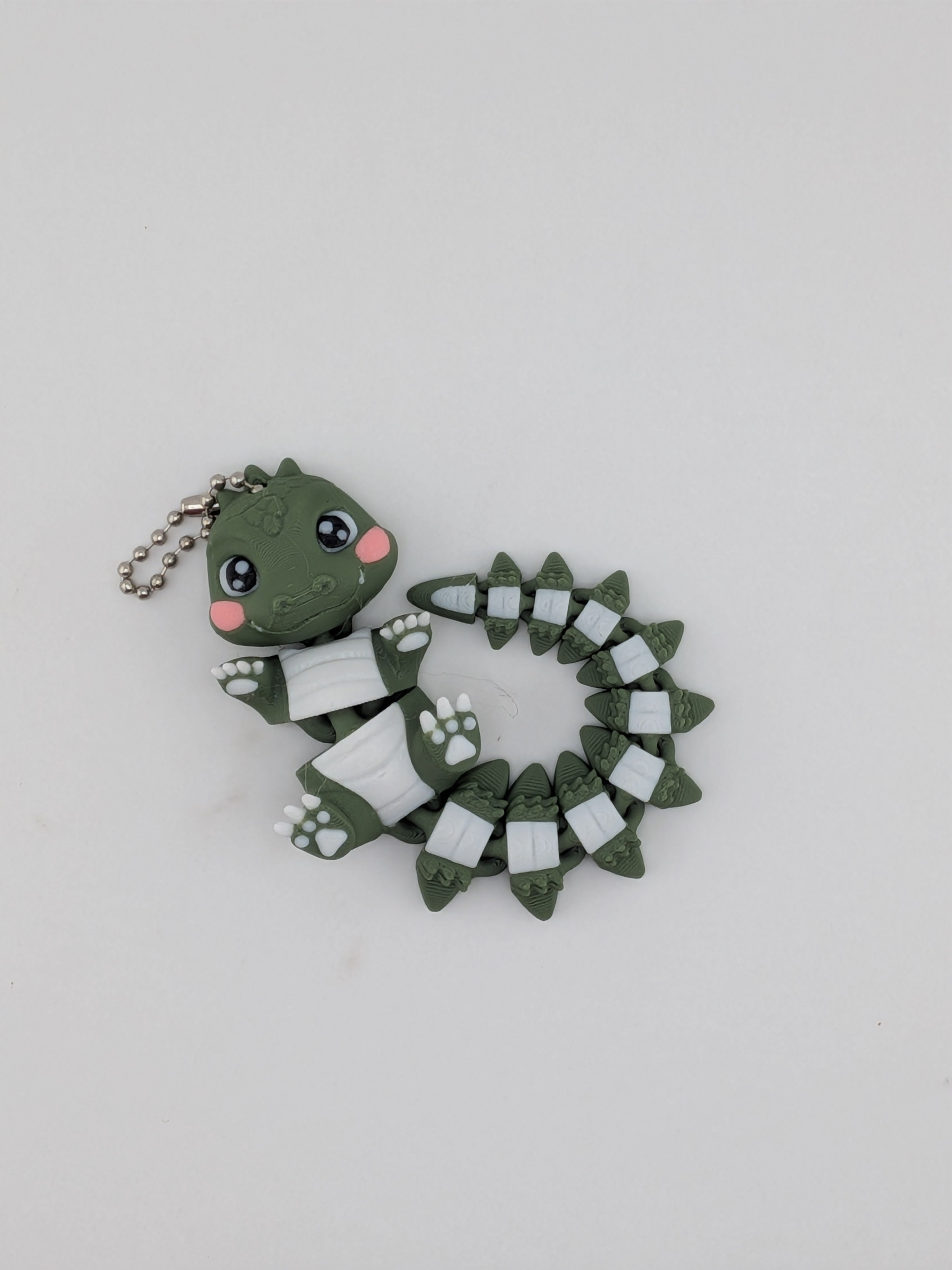 5.5 Inch Flexi Crocodile Keychain Articulated Chibi Alligator Fidget Buddy