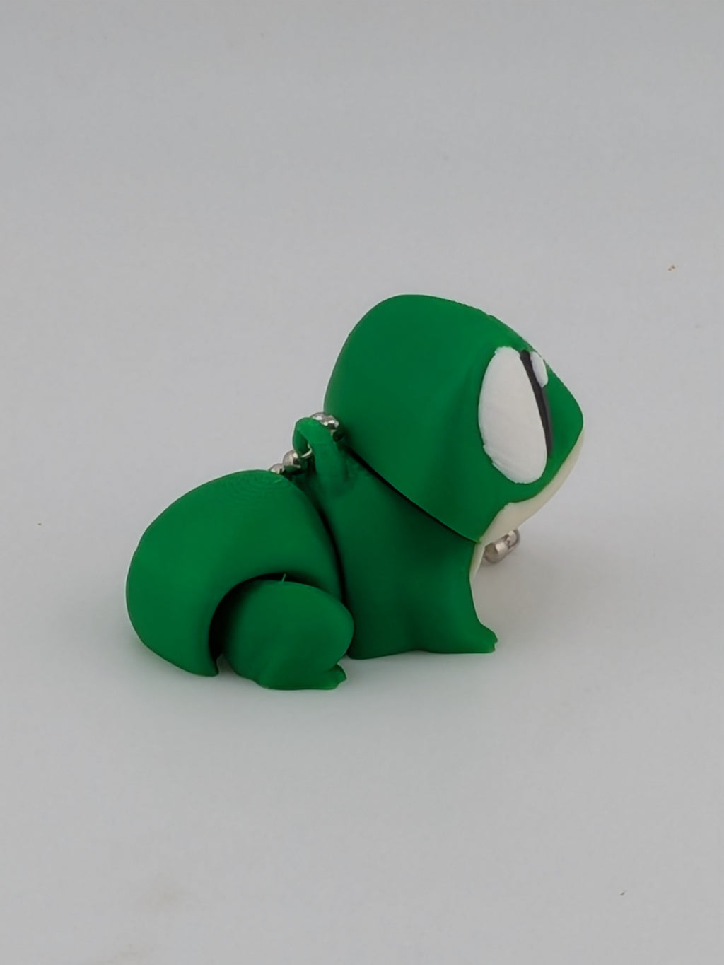 1.5 Inch Mini Flexi Frog Keychain 3D Printed Pocket Amphibian Fidget Buddy