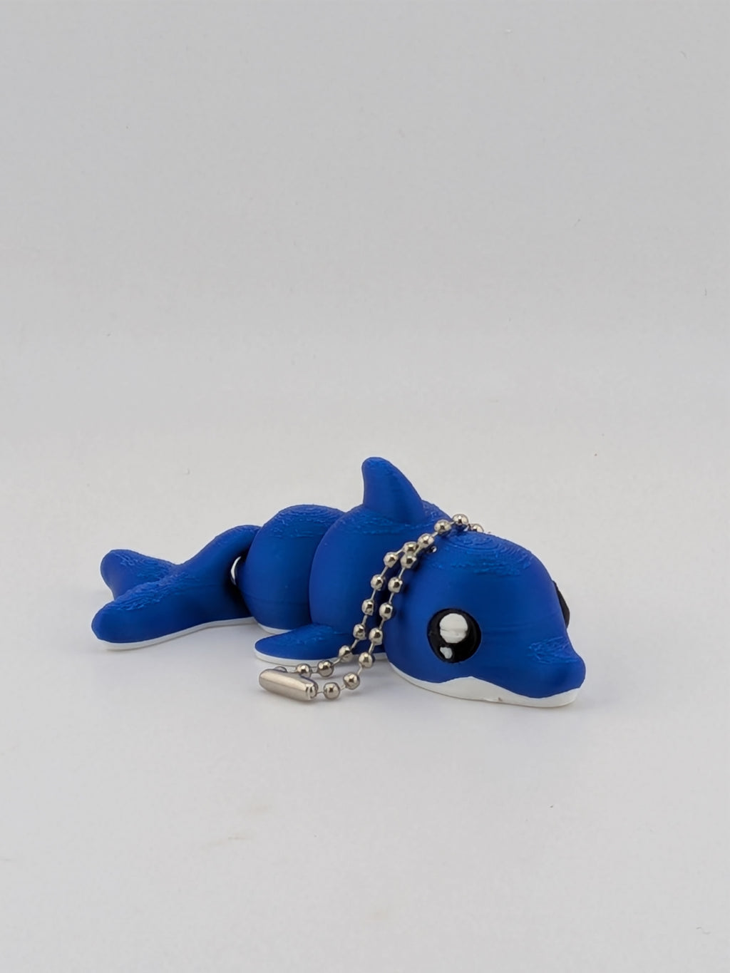 3.5 Inch Articulated Dolphin Keychain Cute Ocean Life Ring Fidget Buddy Set