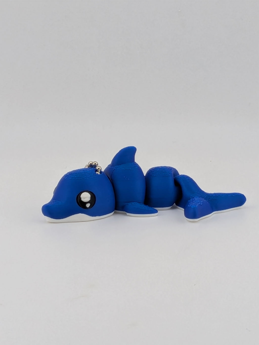 3.5 Inch Articulated Dolphin Keychain Cute Ocean Life Ring Fidget Buddy Set