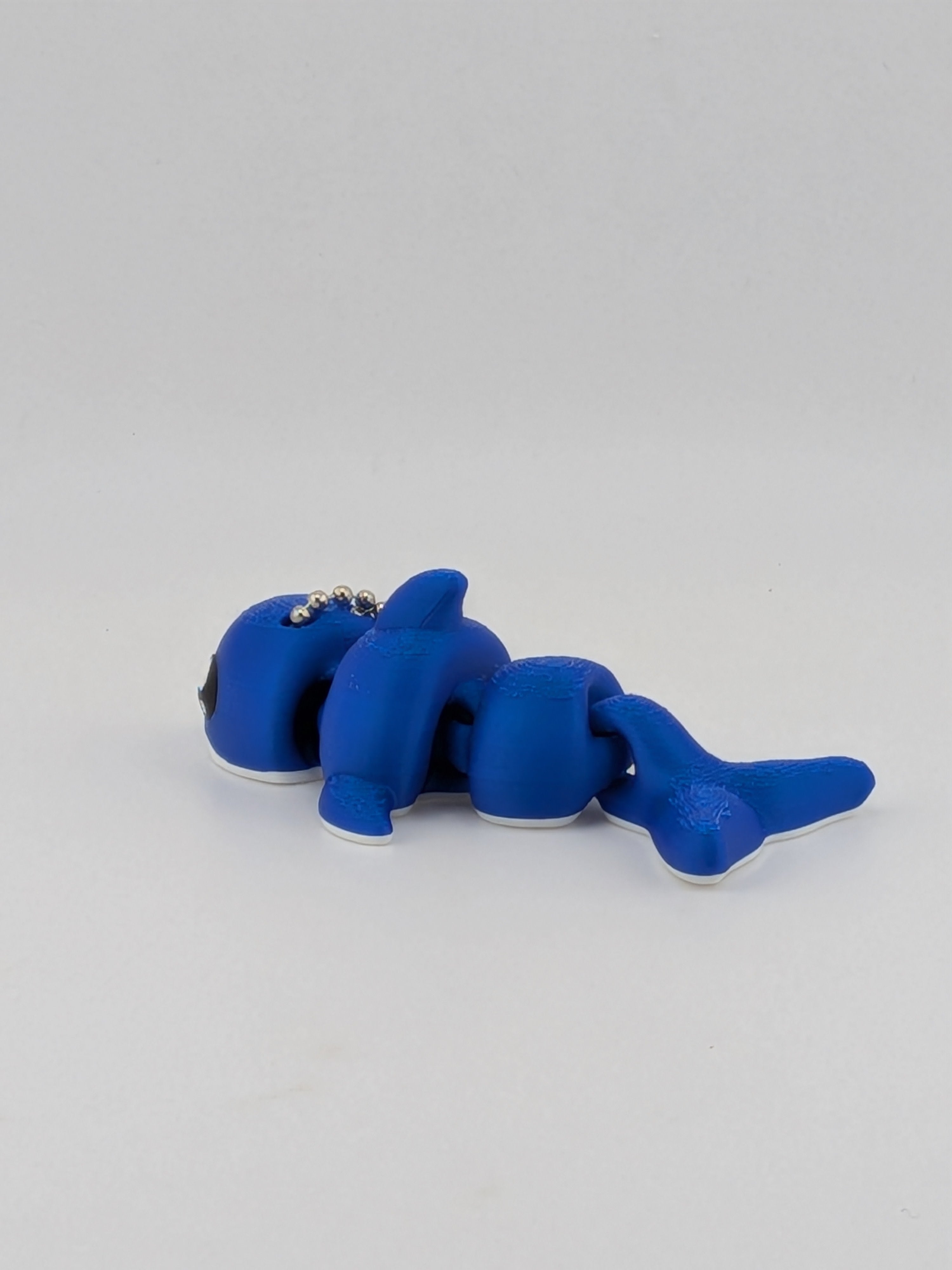 3.5 Inch Articulated Dolphin Keychain Cute Ocean Life Ring Fidget Buddy Set