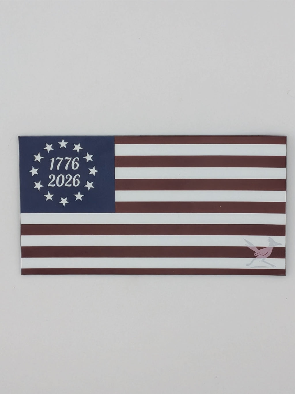 USA 250th Anniversary Flag Vinyl Sticker 1776 to 2026 Betsy Ross Decal 4x2 Inch