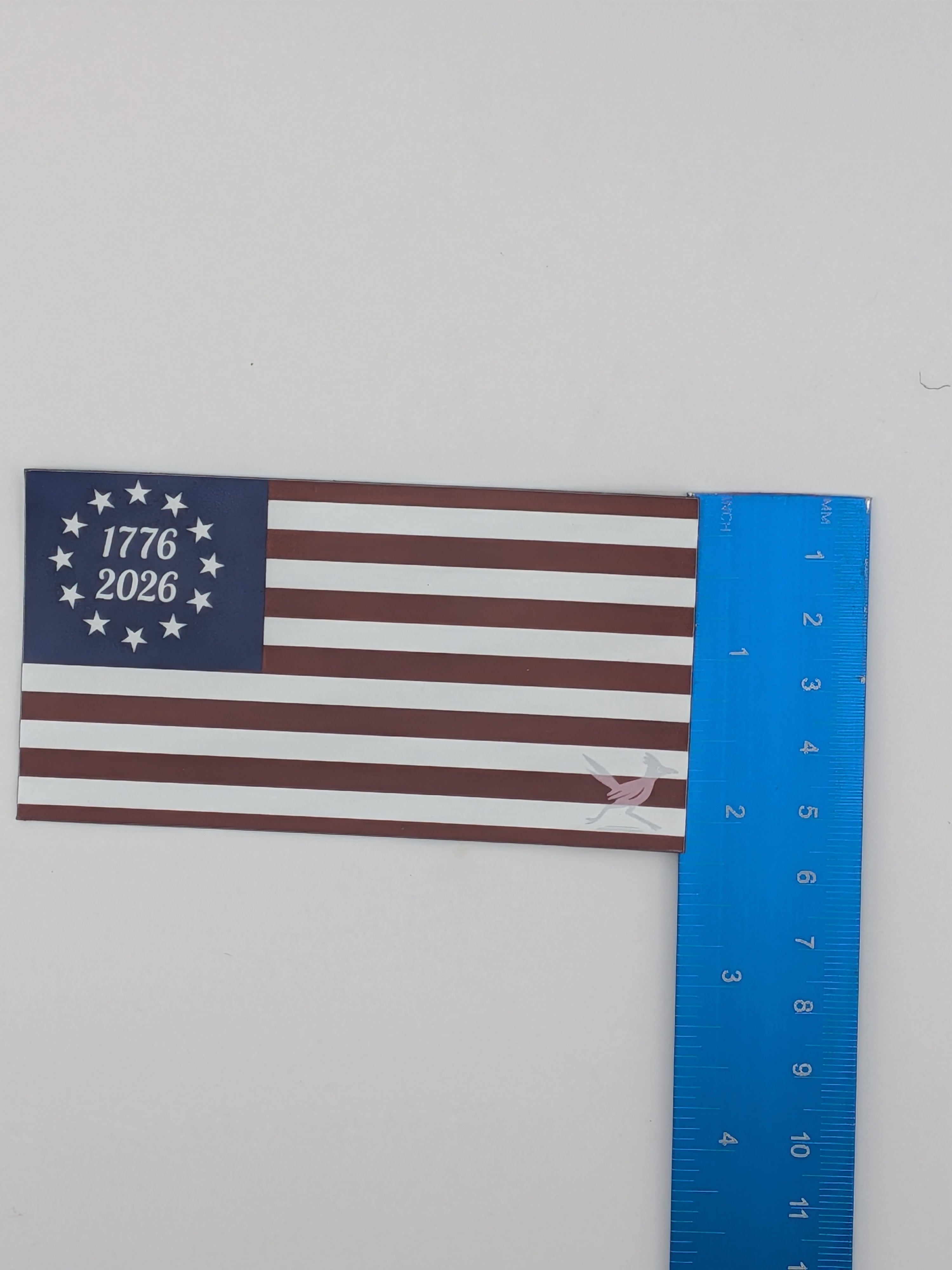 USA 250th Anniversary Flag Vinyl Sticker 1776 to 2026 Betsy Ross Decal 4x2 Inch