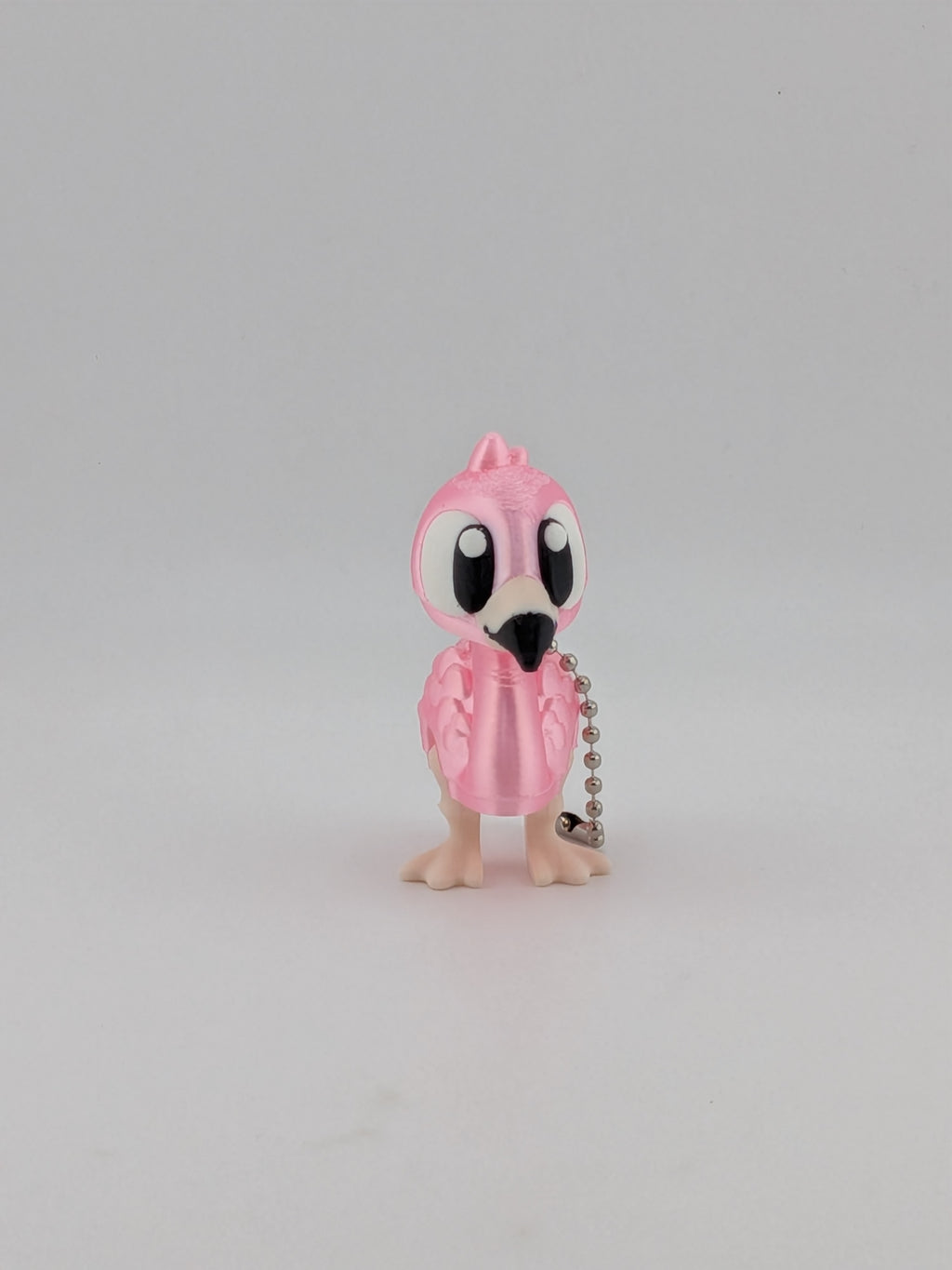 🦩💖 Mini Flexi-Flamingo Keychain Buddy! ✨ 2.38" Articulated "Strut-Star" Bag Charm 🌴🩰
