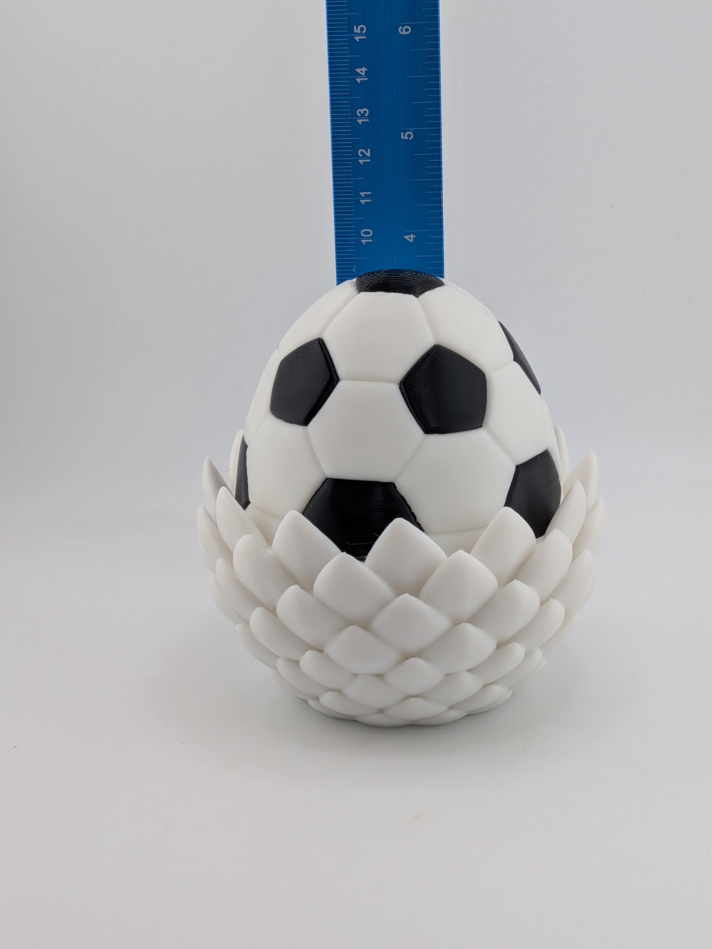 Soccer Dragon Egg Set 3D Printed Articulated Flexi Sports Mascot 2 Dragon Bundle