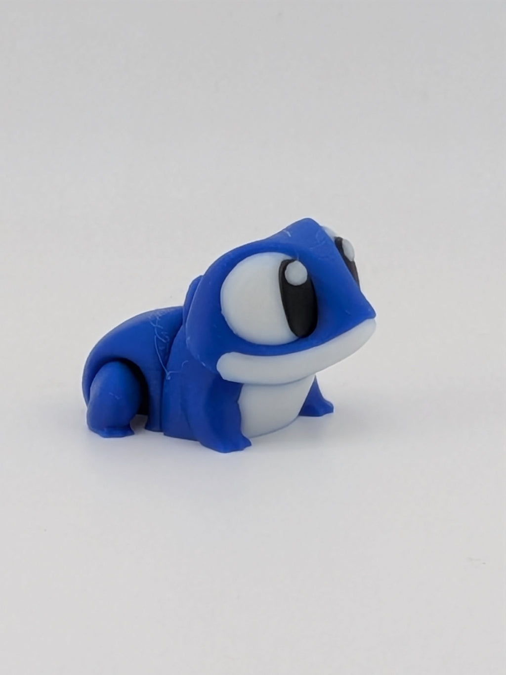 1.5 Inch Flexi Frog Keychain Articulated Cute Chibi Amphibian Fidget Buddy