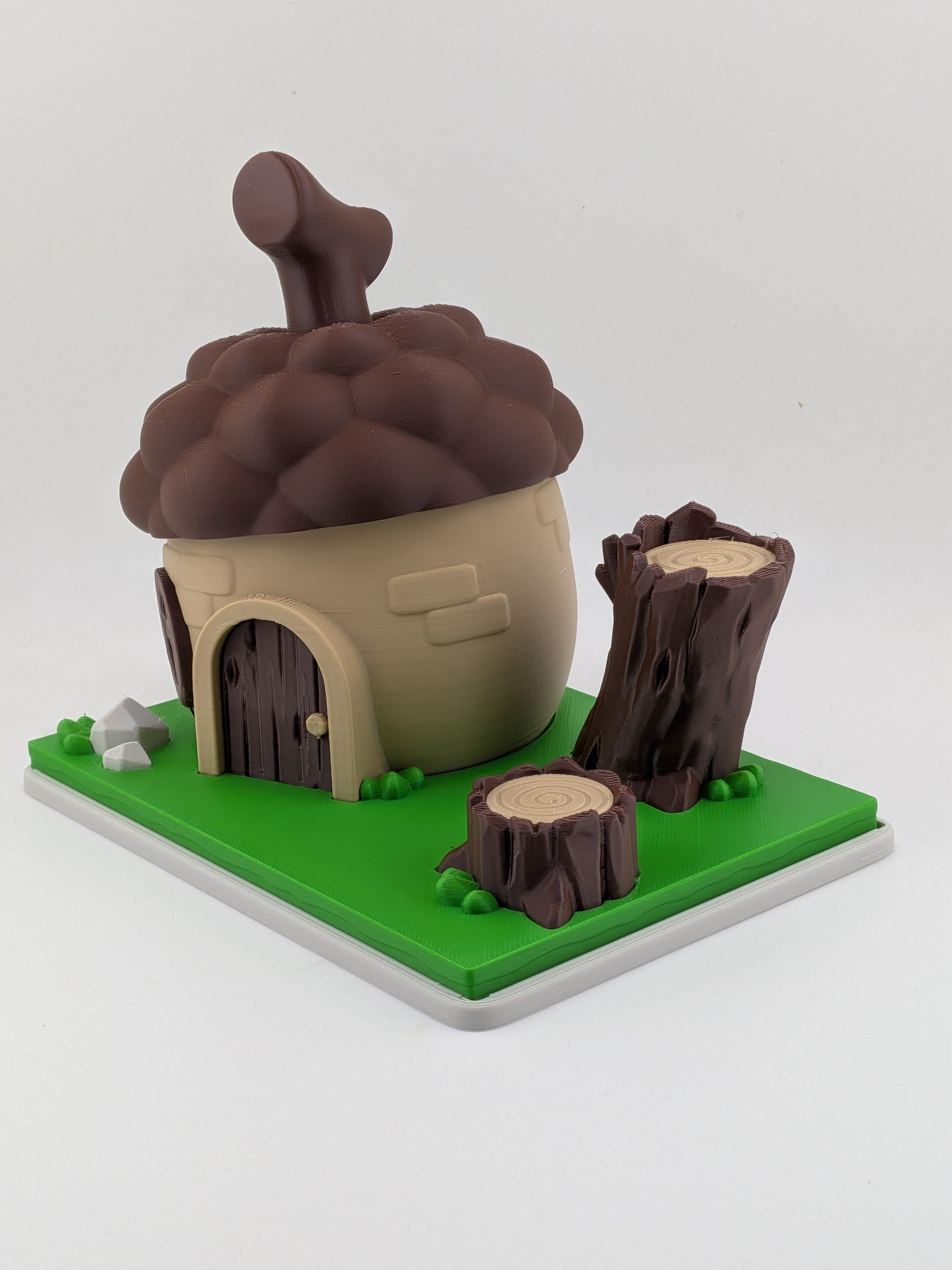 🐿️🏠 Spring Acorn Squirrel Habitat! 🌿 5-Piece Woodland Playset & Desk Decor ✨🌰