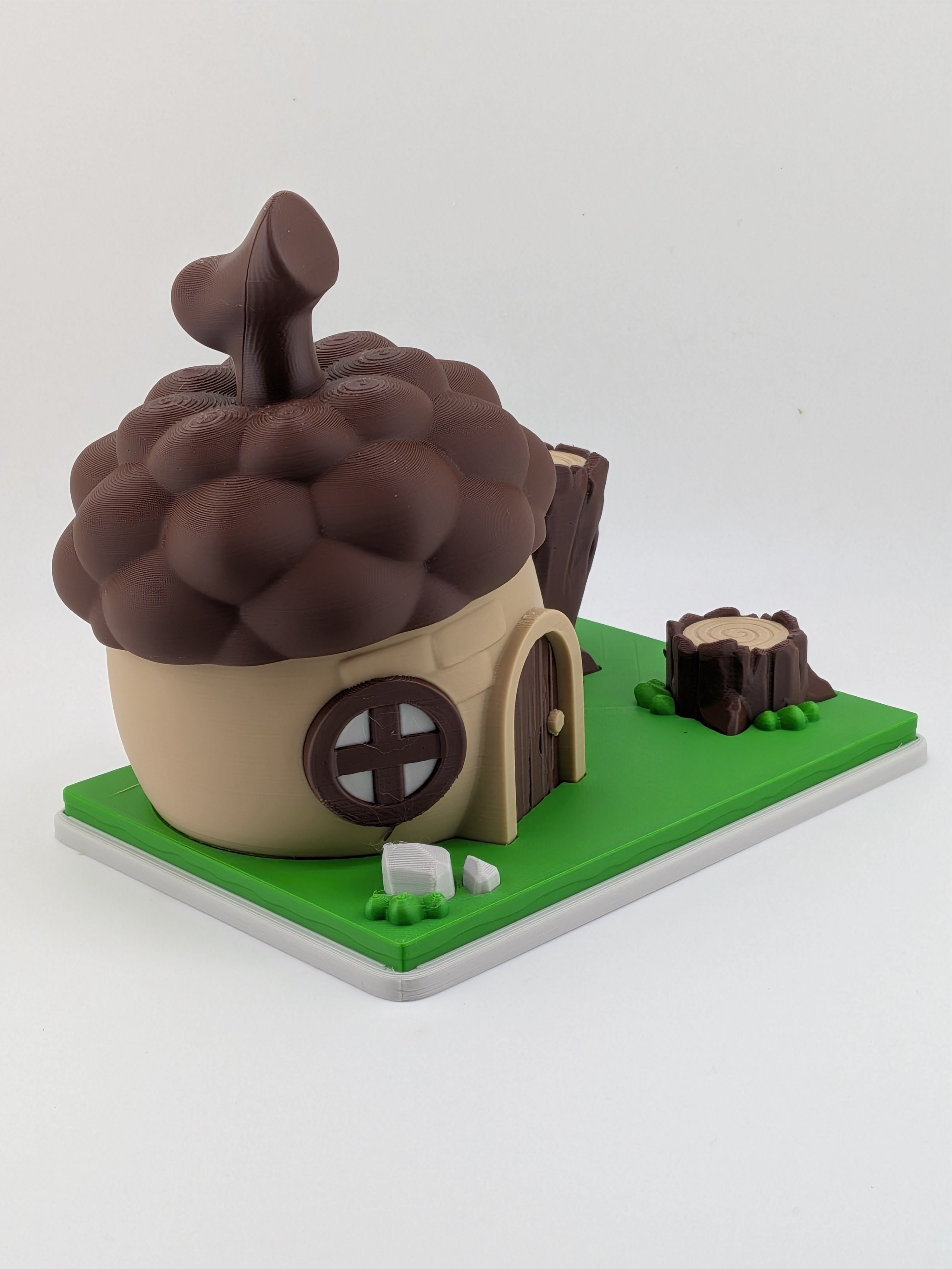 🐿️🏠 Spring Acorn Squirrel Habitat! 🌿 5-Piece Woodland Playset & Desk Decor ✨🌰