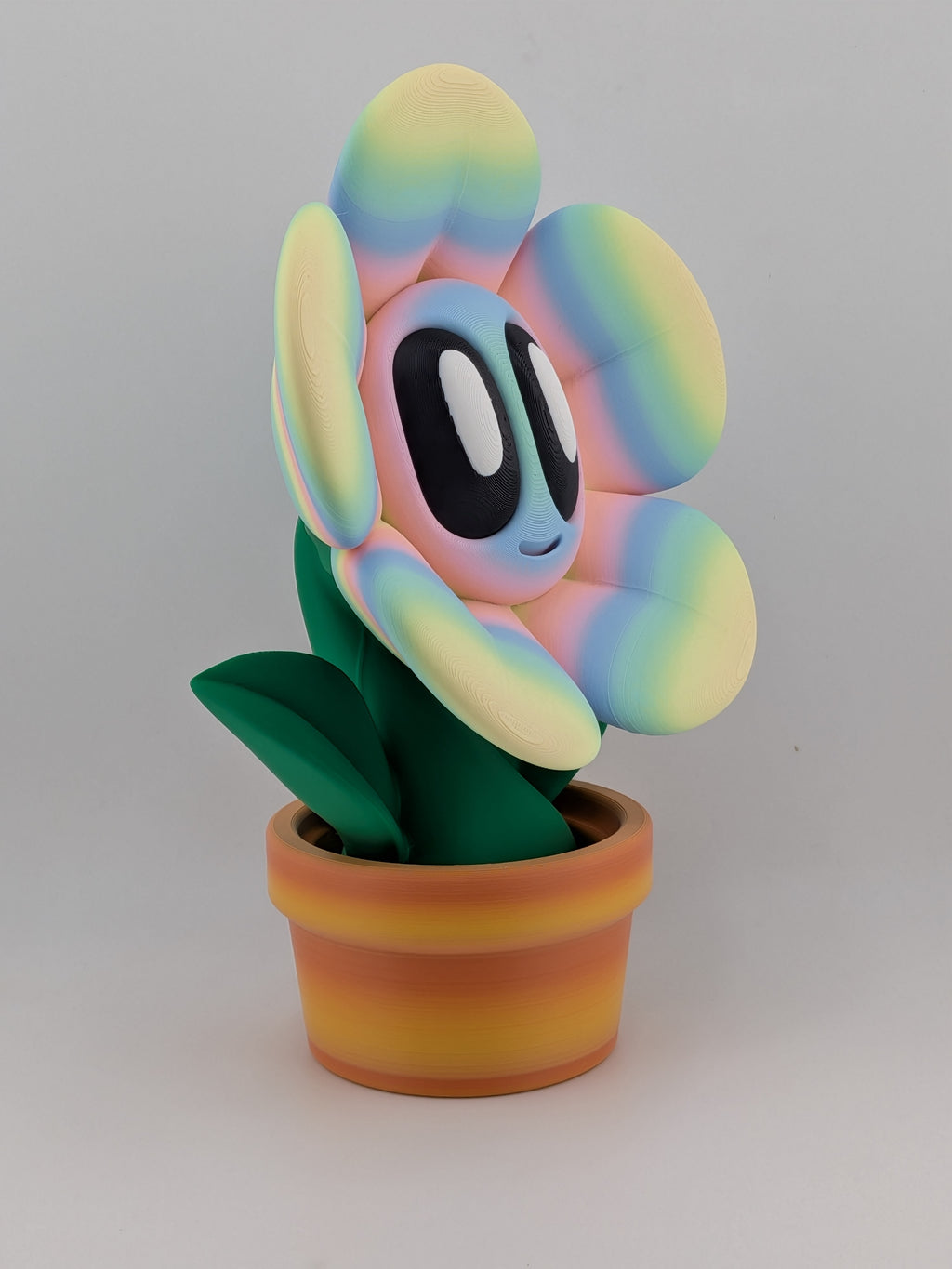 🌸✨ 8" Pastel "Dream-Bloom" Flower | BlobLab Art Desk Pet with Removable Pot 🪴🎨