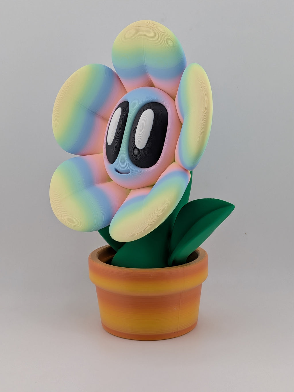 🌸✨ 8" Pastel "Dream-Bloom" Flower | BlobLab Art Desk Pet with Removable Pot 🪴🎨