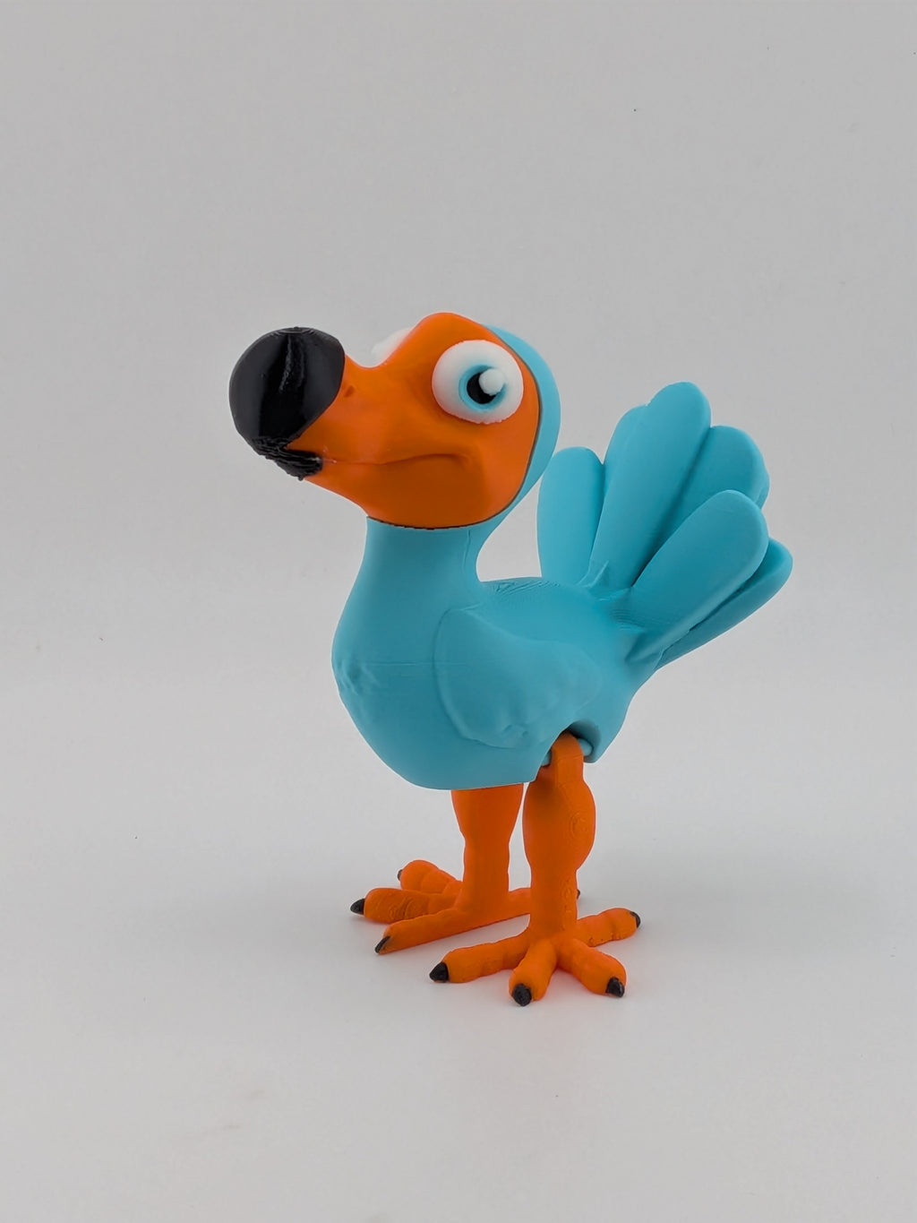 3.5 Inch Large Dodo Bird 3D Printed Desk Pet Stylized Extinct Animal Figurine