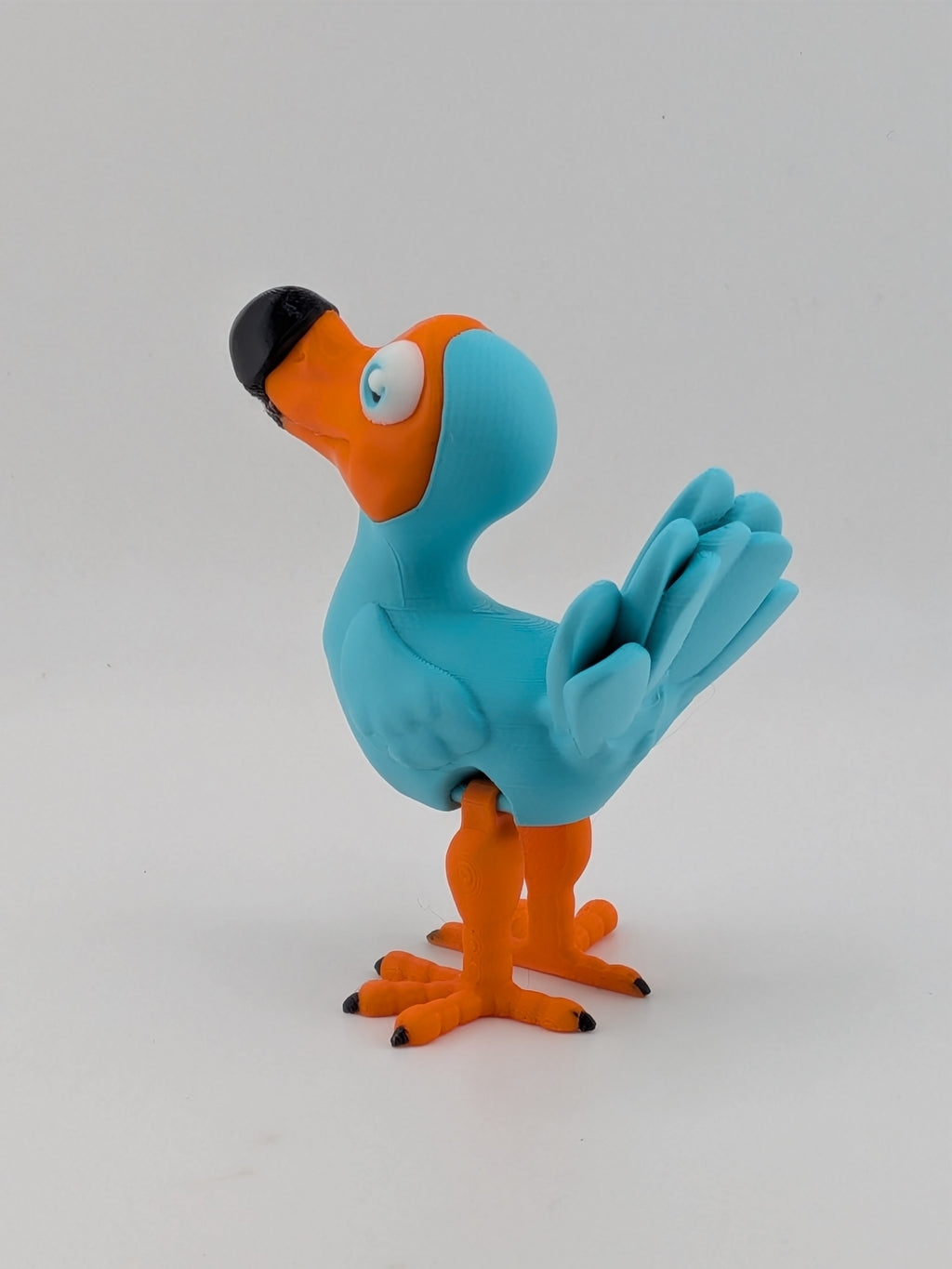 3.5 Inch Large Dodo Bird 3D Printed Desk Pet Stylized Extinct Animal Figurine