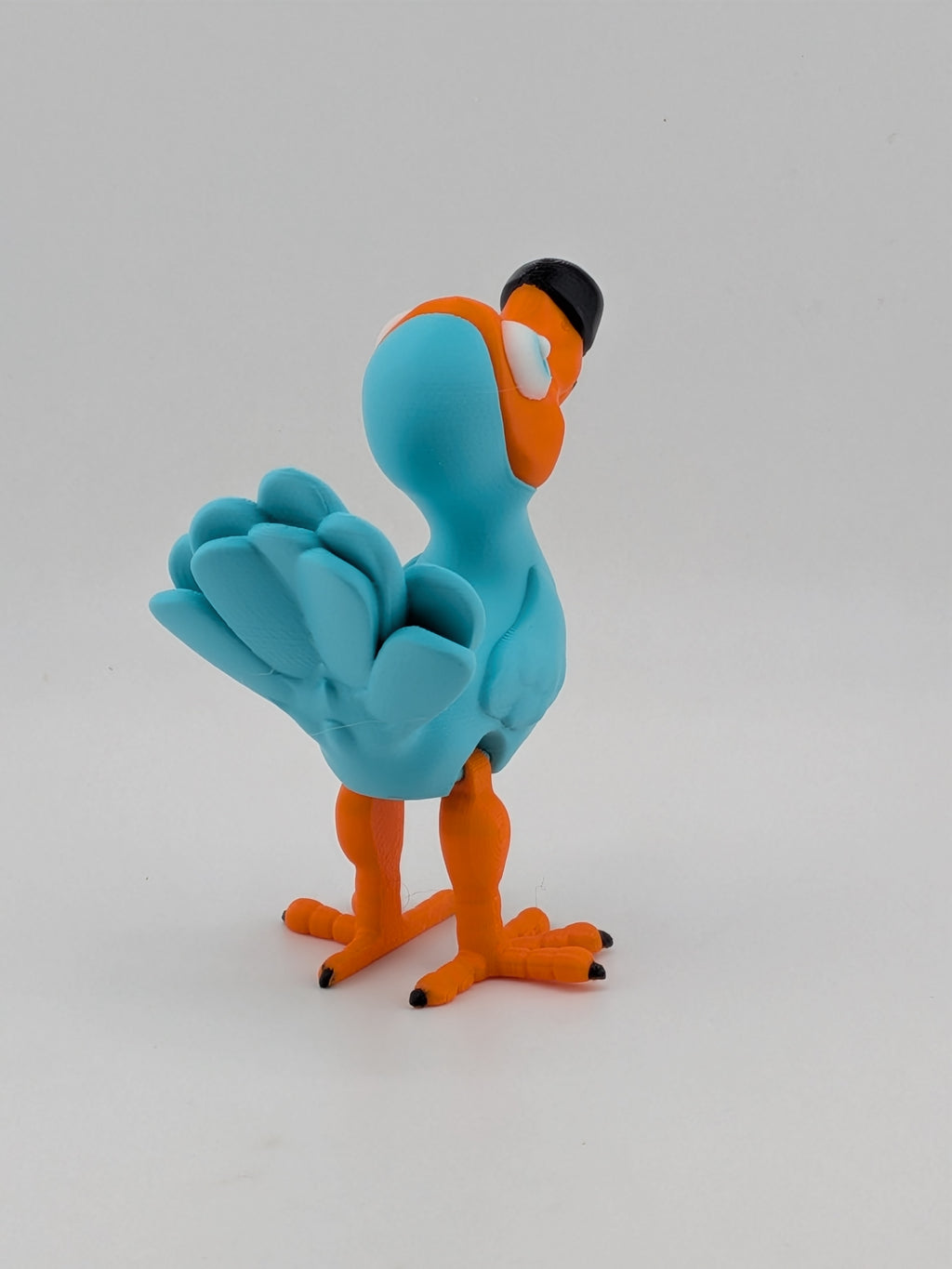 3.5 Inch Large Dodo Bird 3D Printed Desk Pet Stylized Extinct Animal Figurine