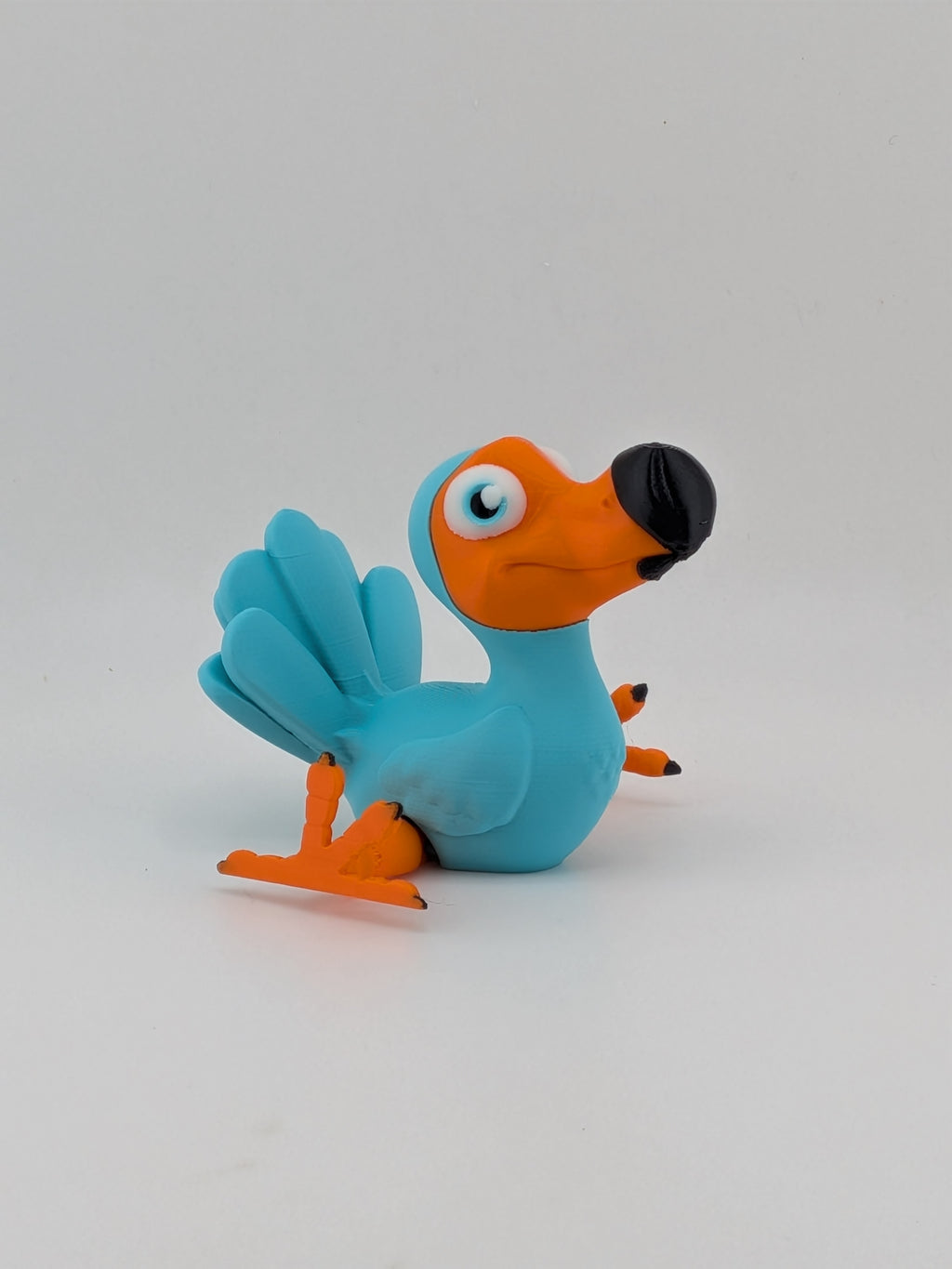 3.5 Inch Large Dodo Bird 3D Printed Desk Pet Stylized Extinct Animal Figurine