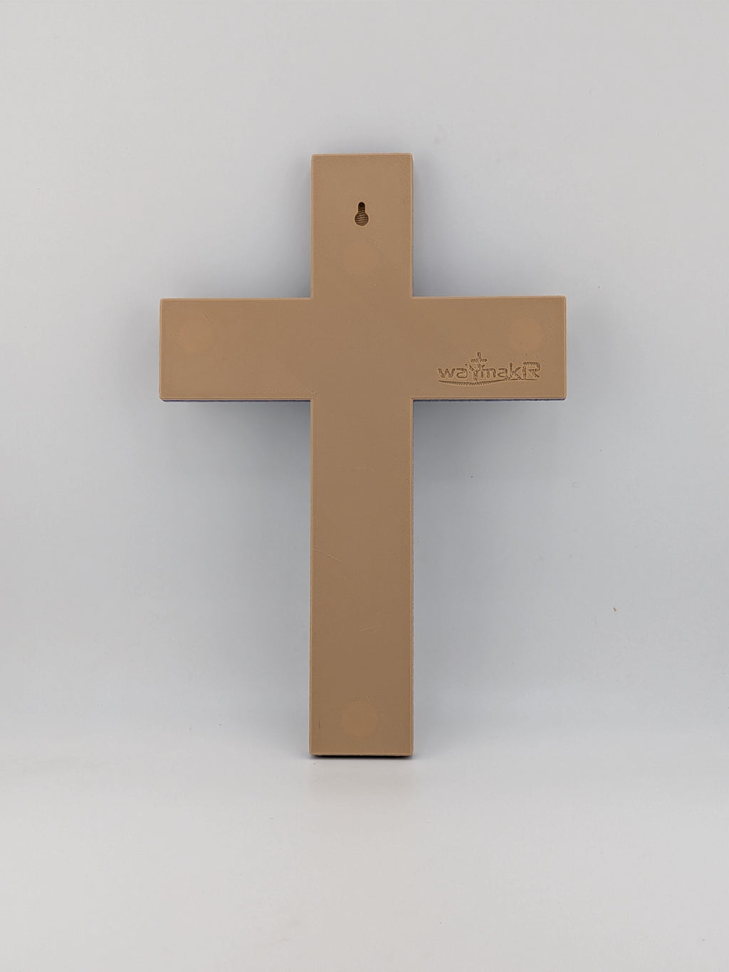 8 Inch Waymakr Hope Christian Cross Wood Grain Wall Decor Magnet