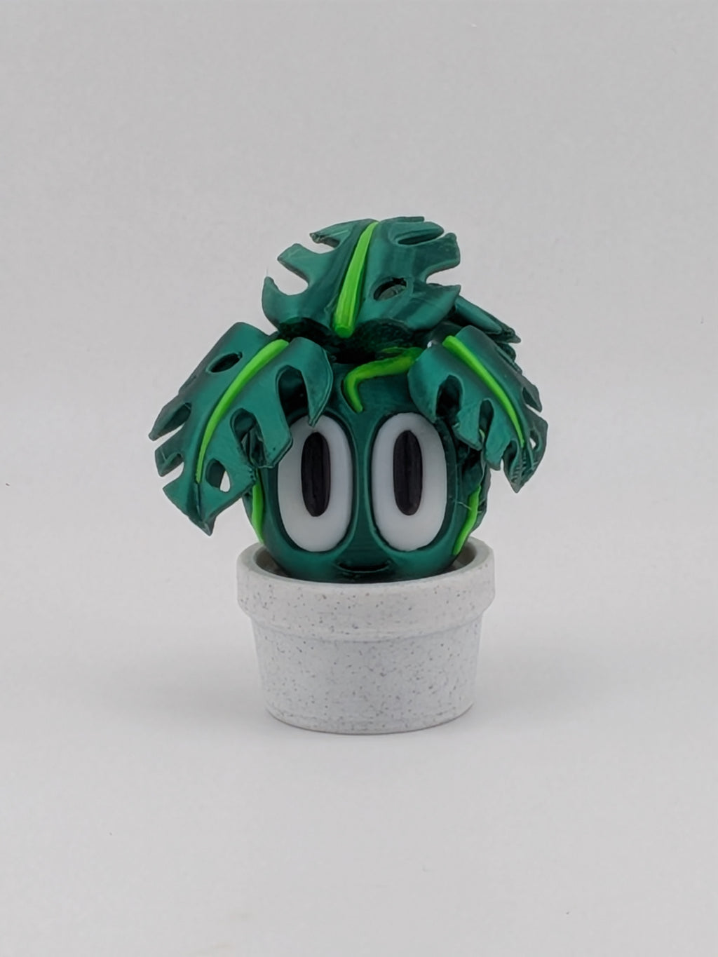 🌿✨ Monstera Plant Blob! 🪴 2.5" Leafy Fidget & Desk Pet Figurine 💎🍃