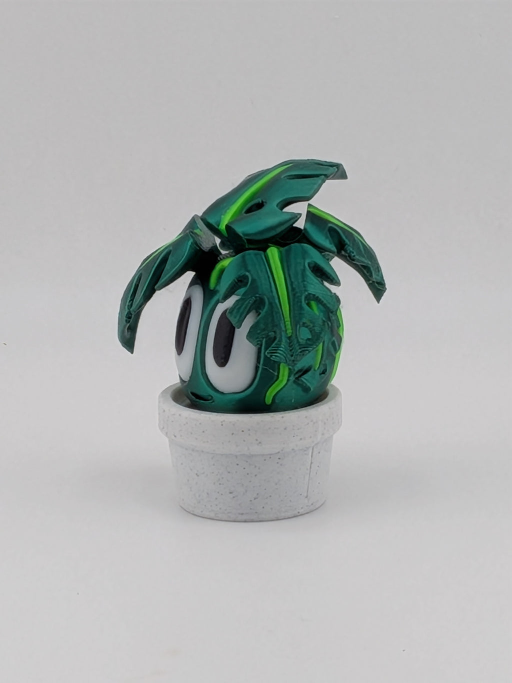 🌿✨ Monstera Plant Blob! 🪴 2.5" Leafy Fidget & Desk Pet Figurine 💎🍃