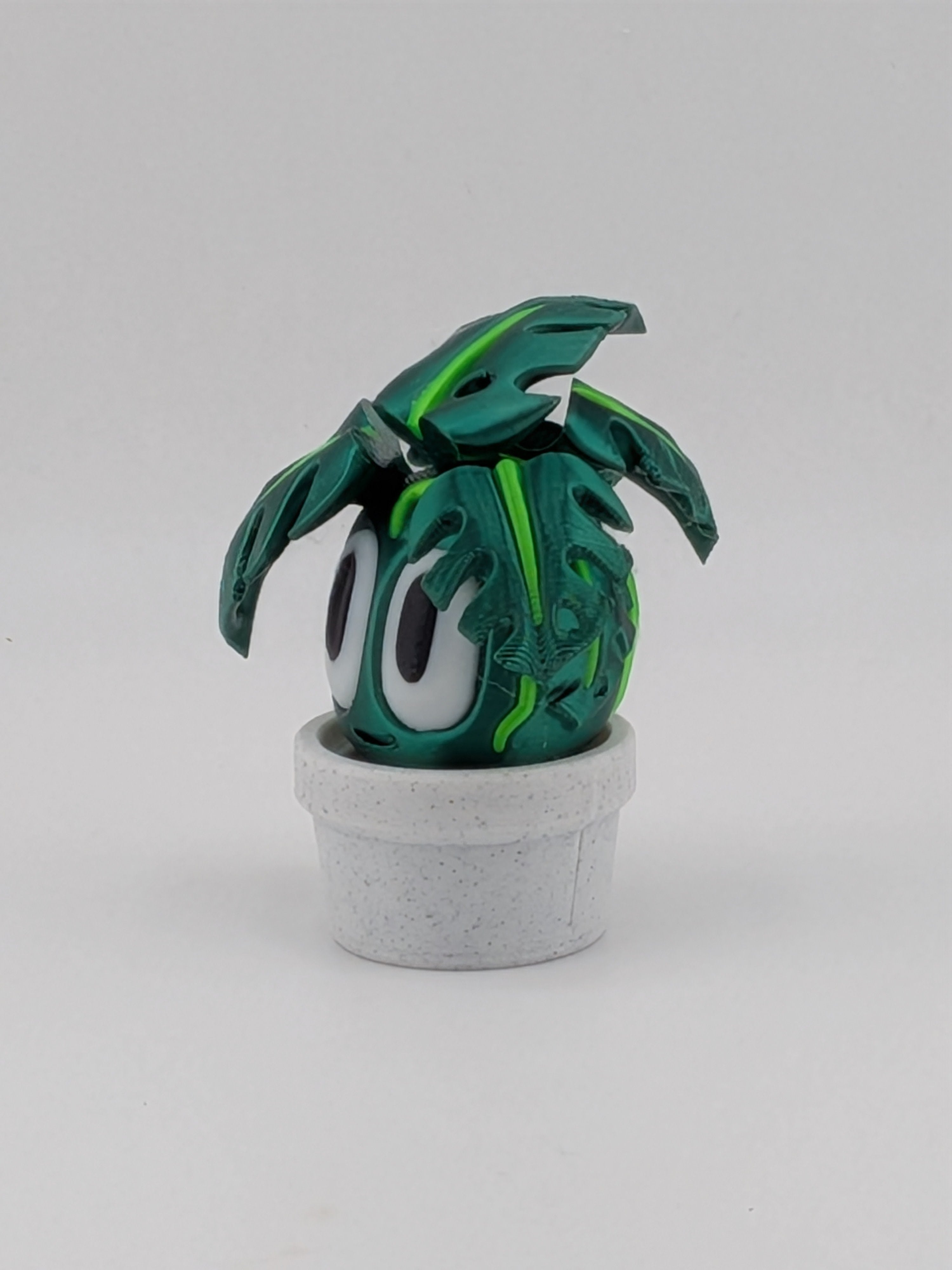 🌿✨ Monstera Plant Blob! 🪴 2.5" Leafy Fidget & Desk Pet Figurine 💎🍃