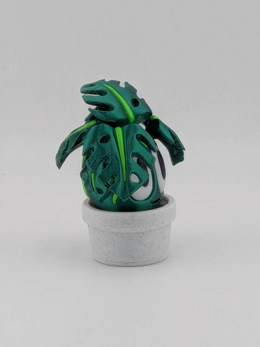 🌿✨ Monstera Plant Blob! 🪴 2.5" Leafy Fidget & Desk Pet Figurine 💎🍃