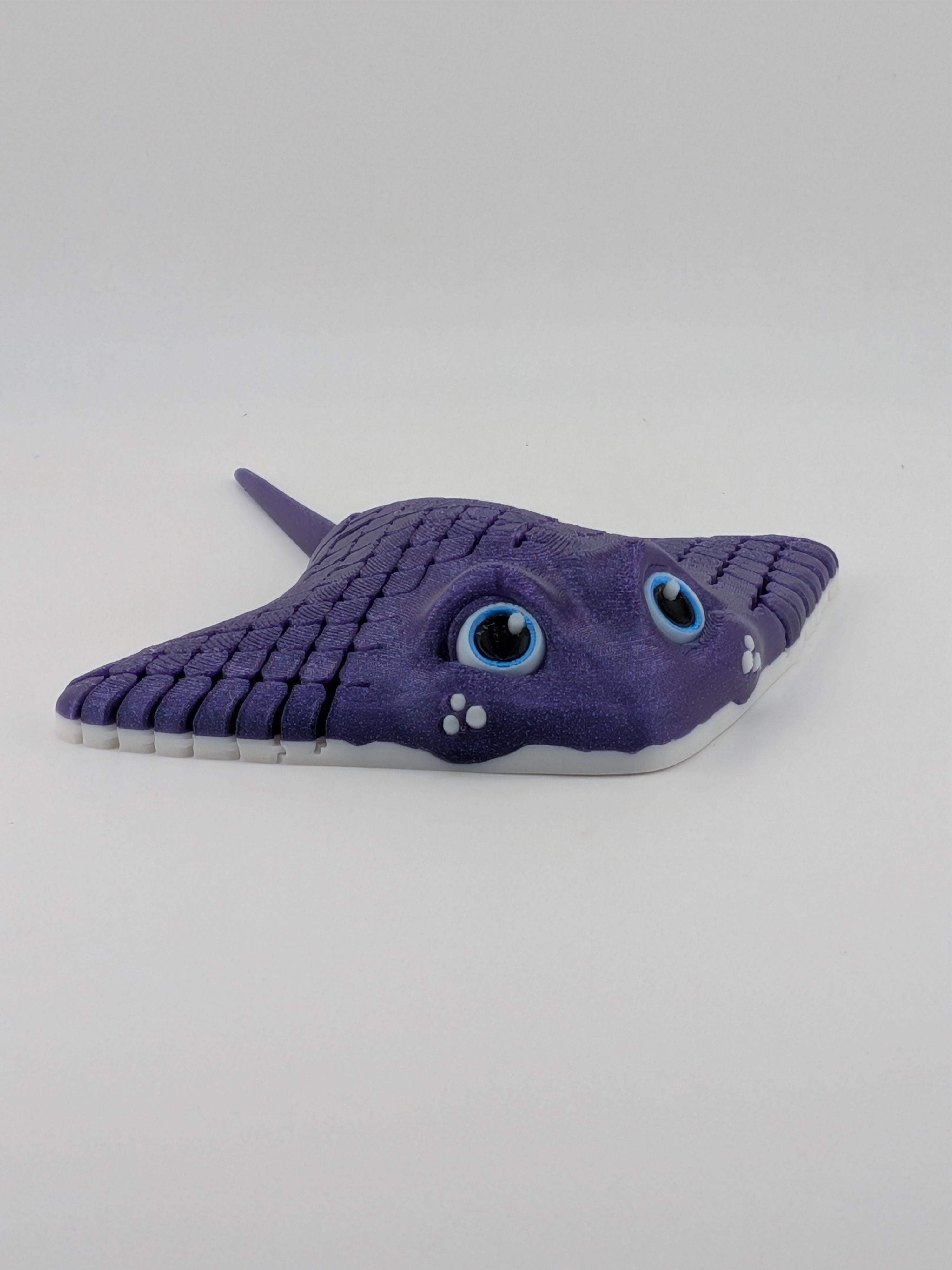 🌊✨ 6.5" Sea-Glider Manta Ray | Articulated "Liquid-Motion" Ocean Fidget 🦈🐚