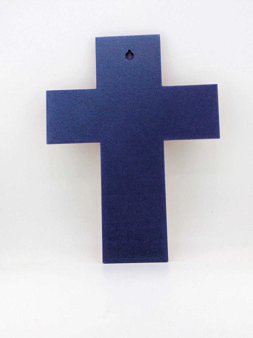 🙏✨ 9.75" Lord's Prayer Cross | 3D Printed Wall Art with Gold Embossed Text ✝️📜