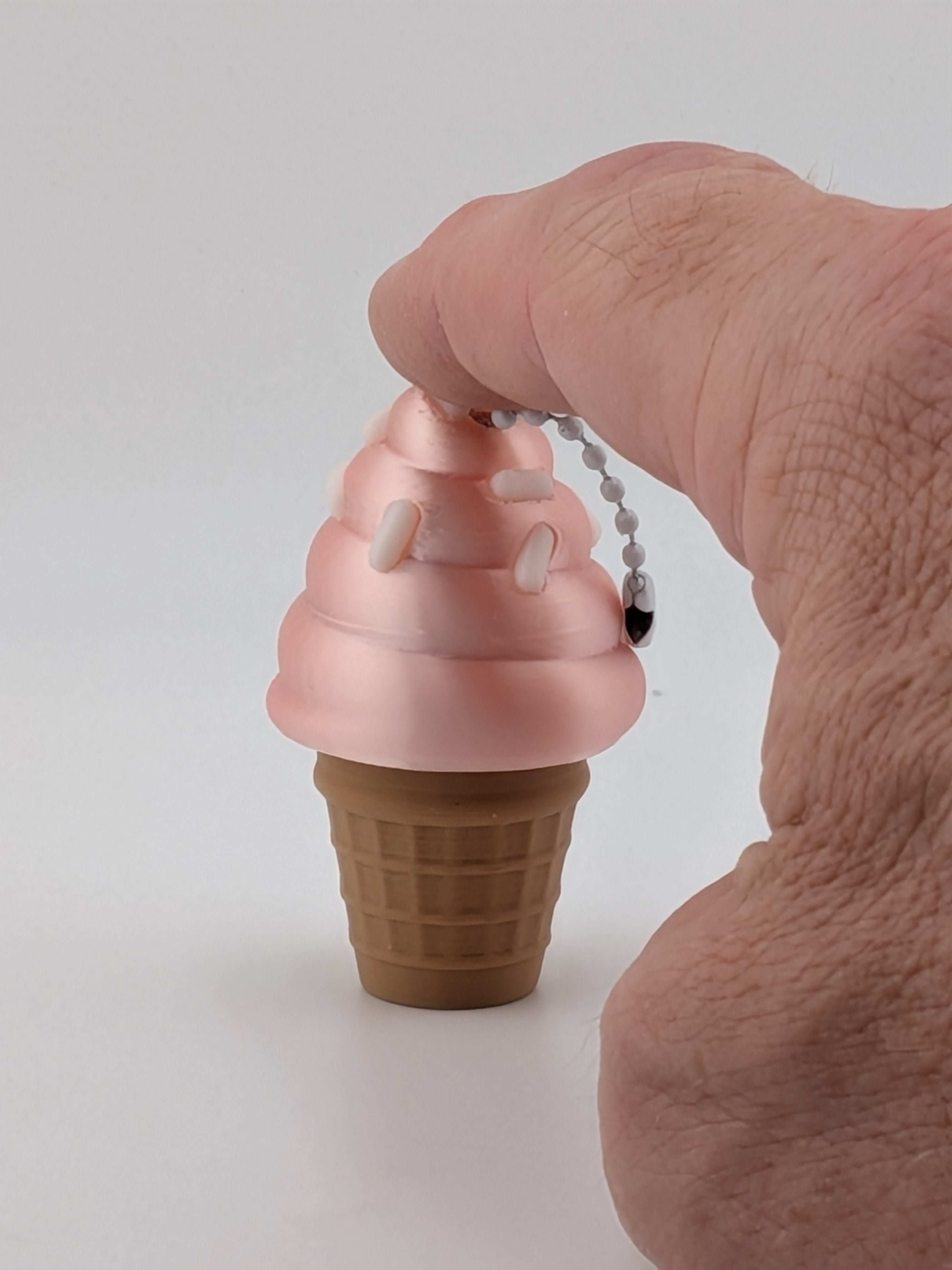 Ice Cream Fidget Keychain Clicker Sweet Treat Toy