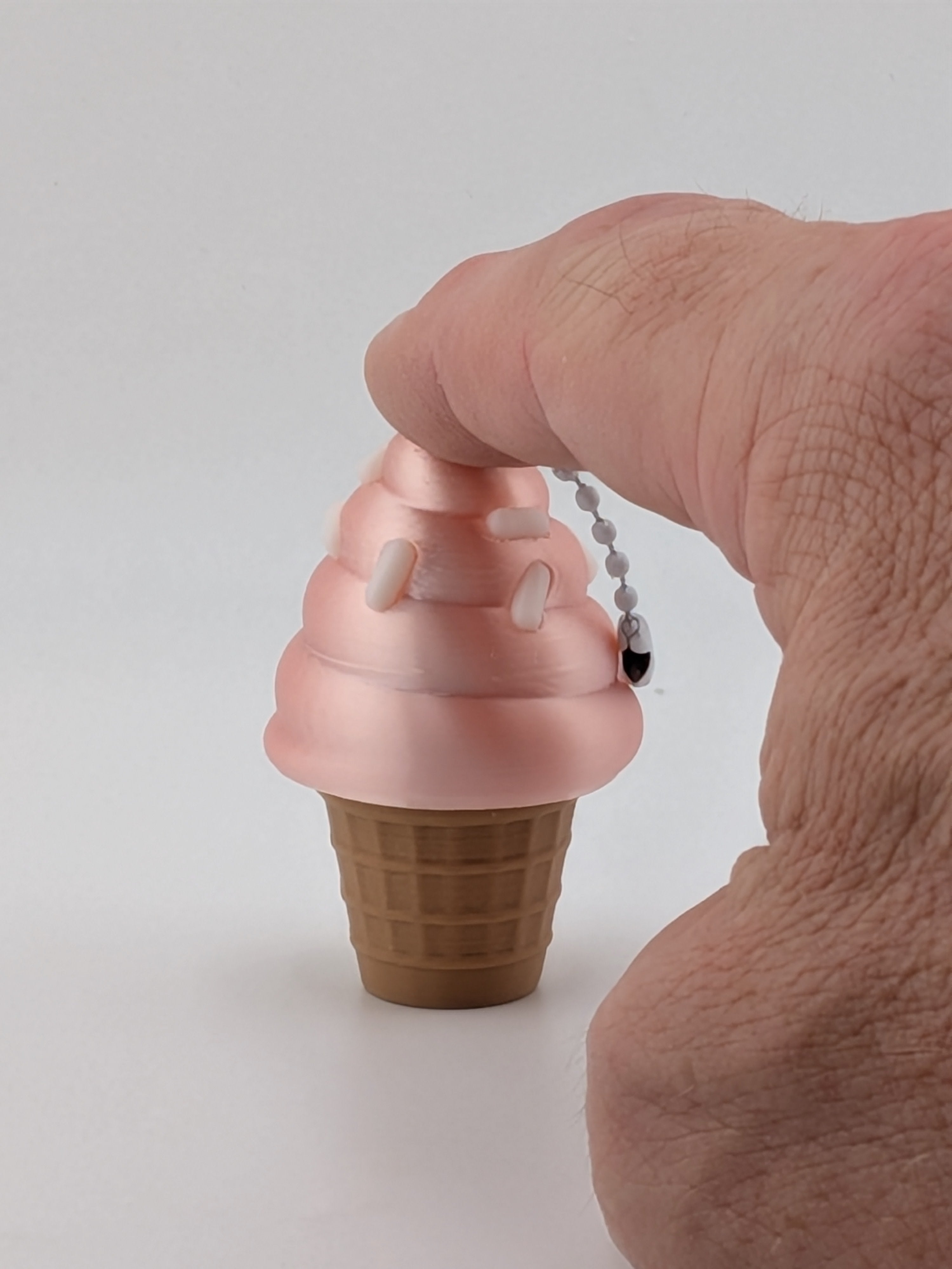 Ice Cream Fidget Keychain Clicker Sweet Treat Toy