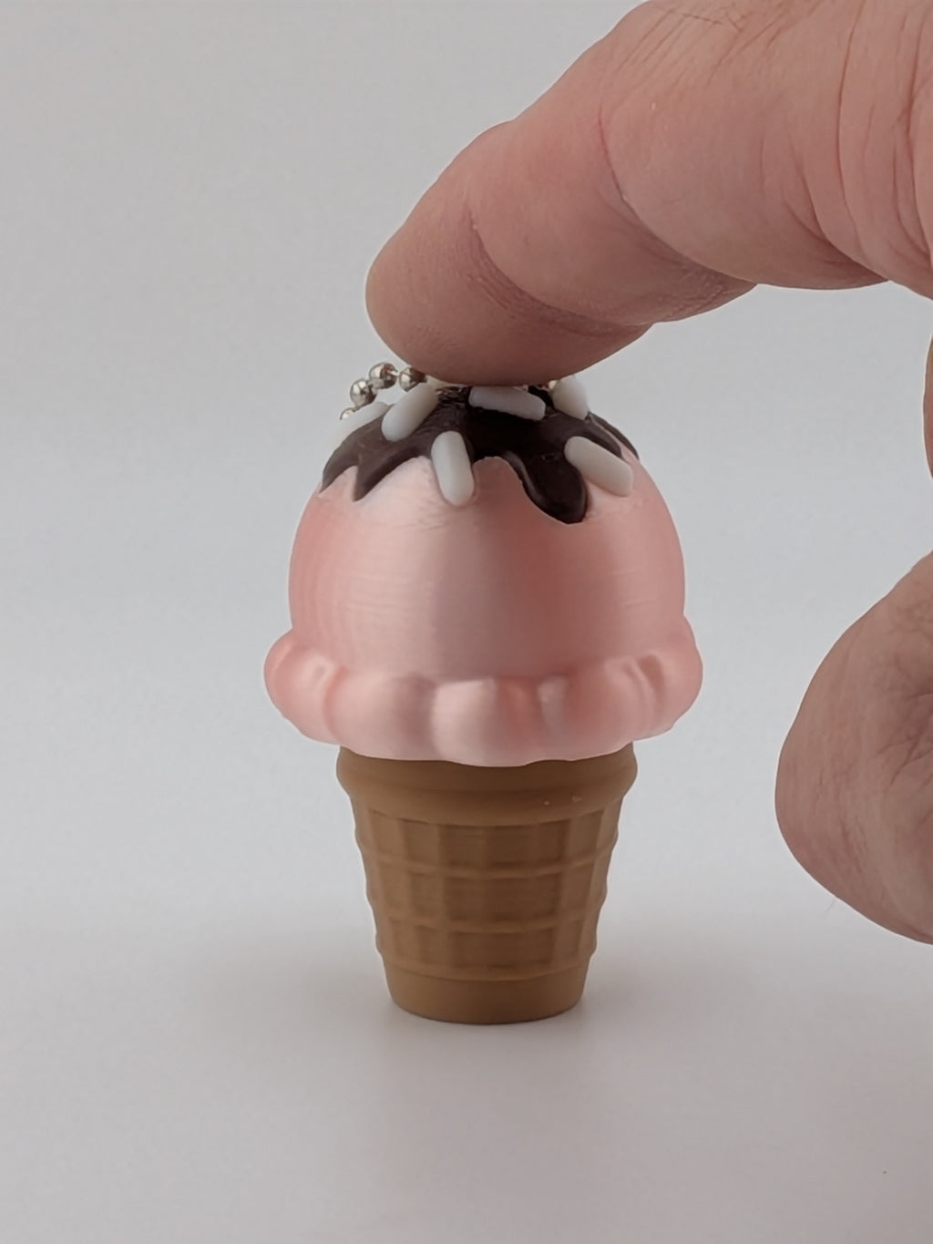 Ice Cream Fidget Keychain Clicker Sweet Treat Toy