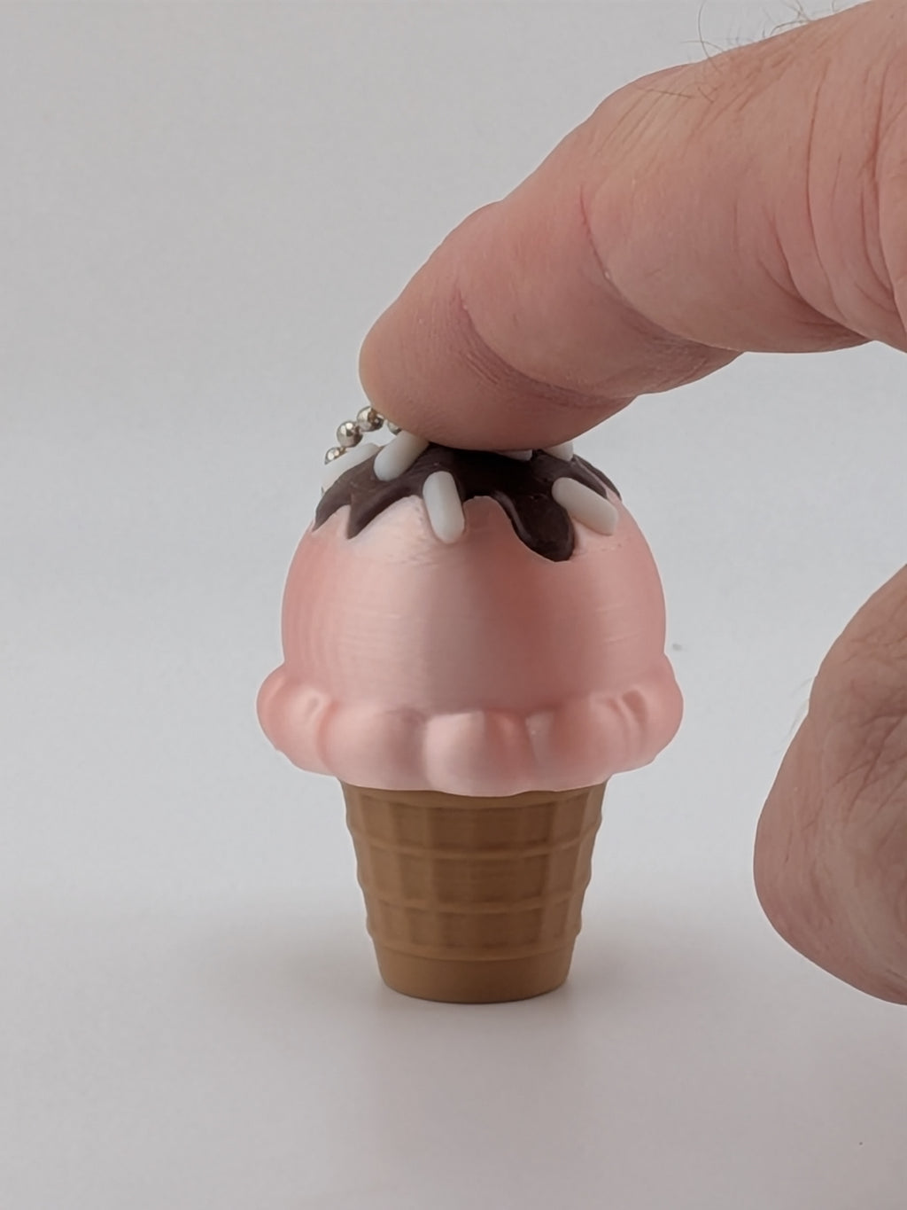 Ice Cream Fidget Keychain Clicker Sweet Treat Toy