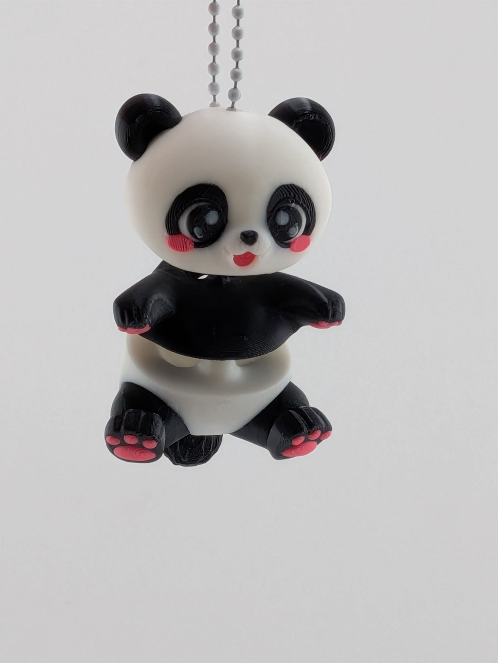 2.75 Inch Articulated Baby Panda Keychain Buddy Cute Flexi Fidget Toy
