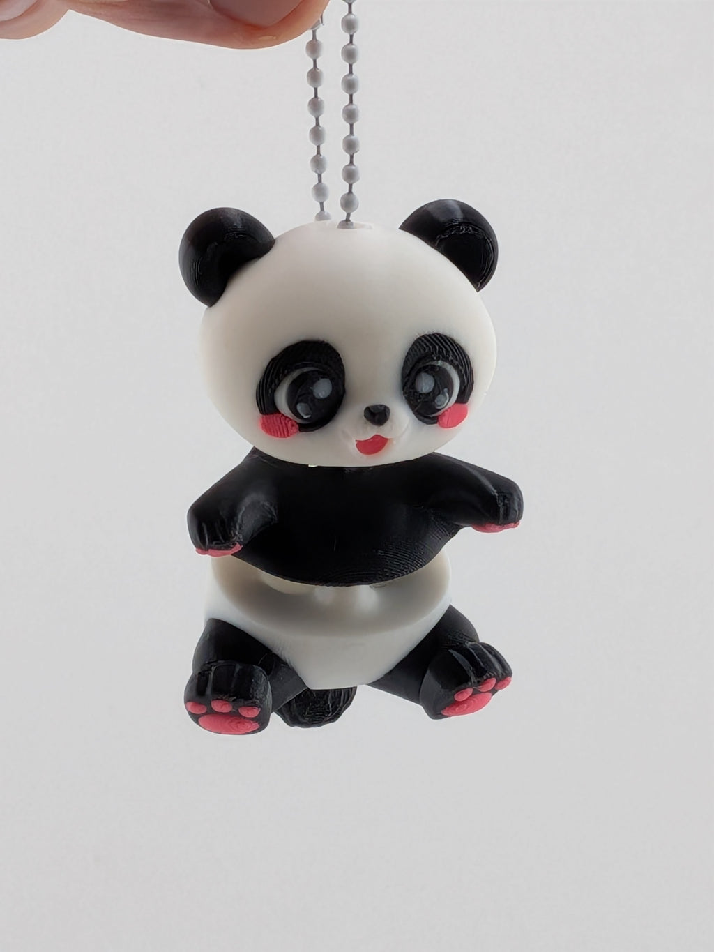 2.75 Inch Articulated Baby Panda Keychain Buddy Cute Flexi Fidget Toy