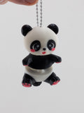 2.75 Inch Articulated Baby Panda Keychain Buddy Cute Flexi Fidget Toy