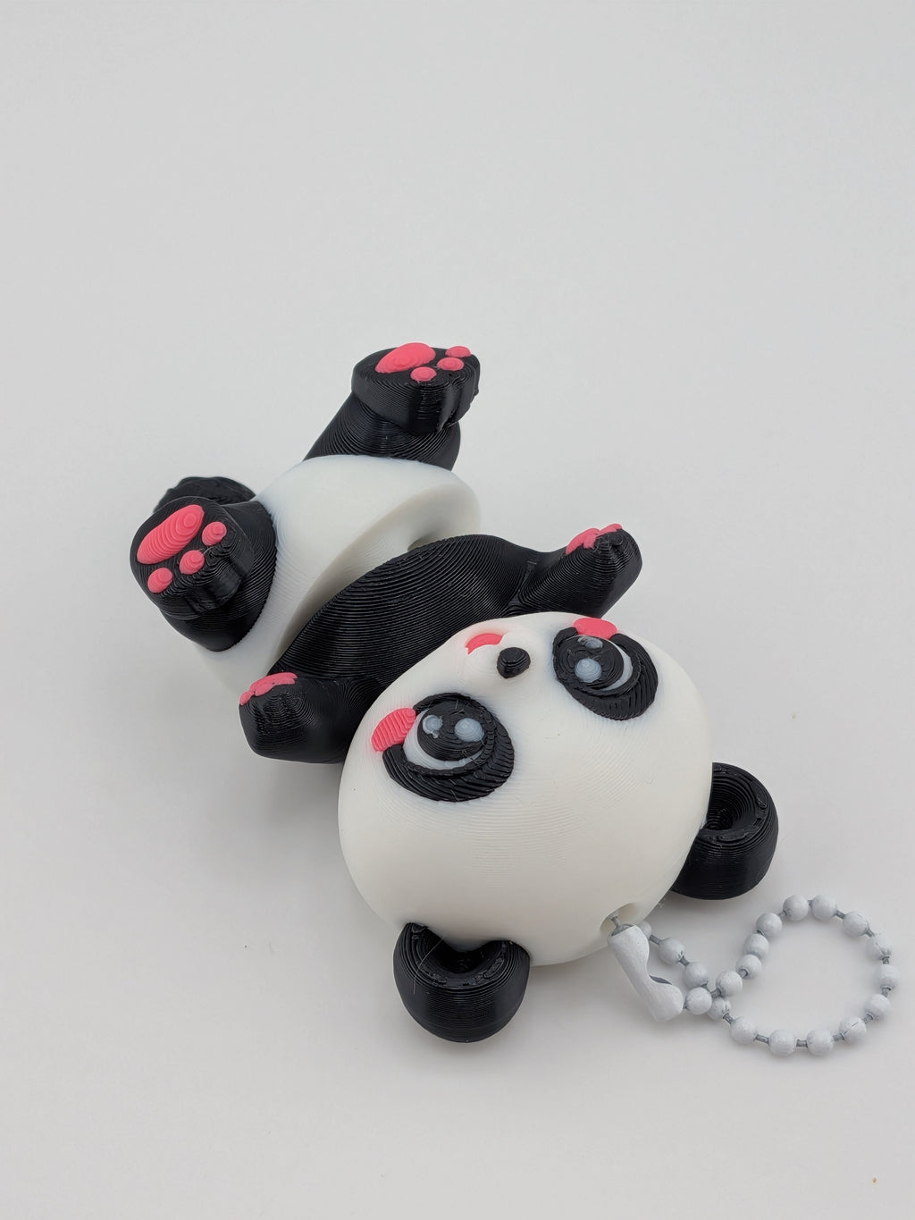 2.75 Inch Articulated Baby Panda Keychain Buddy Cute Flexi Fidget Toy