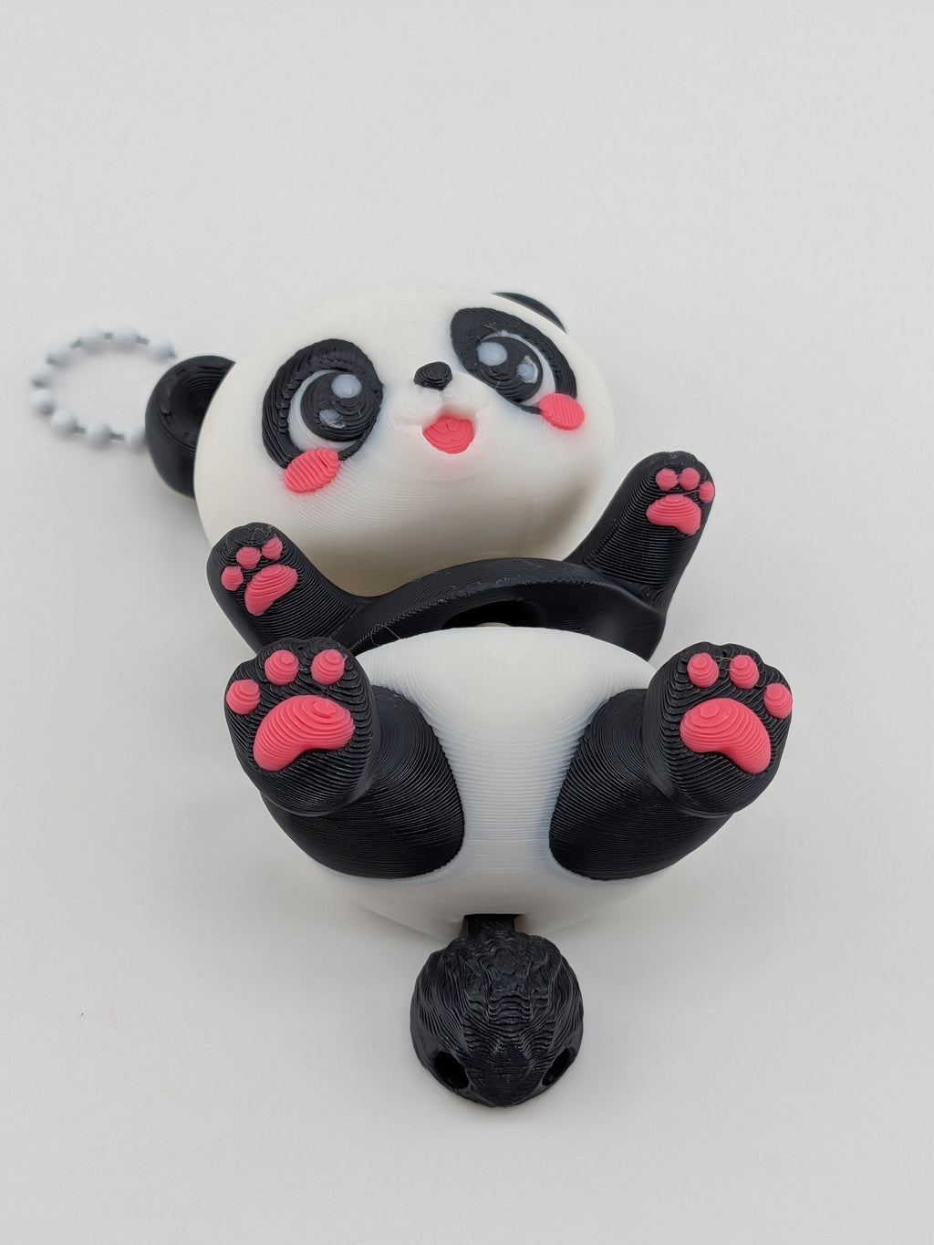 2.75 Inch Articulated Baby Panda Keychain Buddy Cute Flexi Fidget Toy