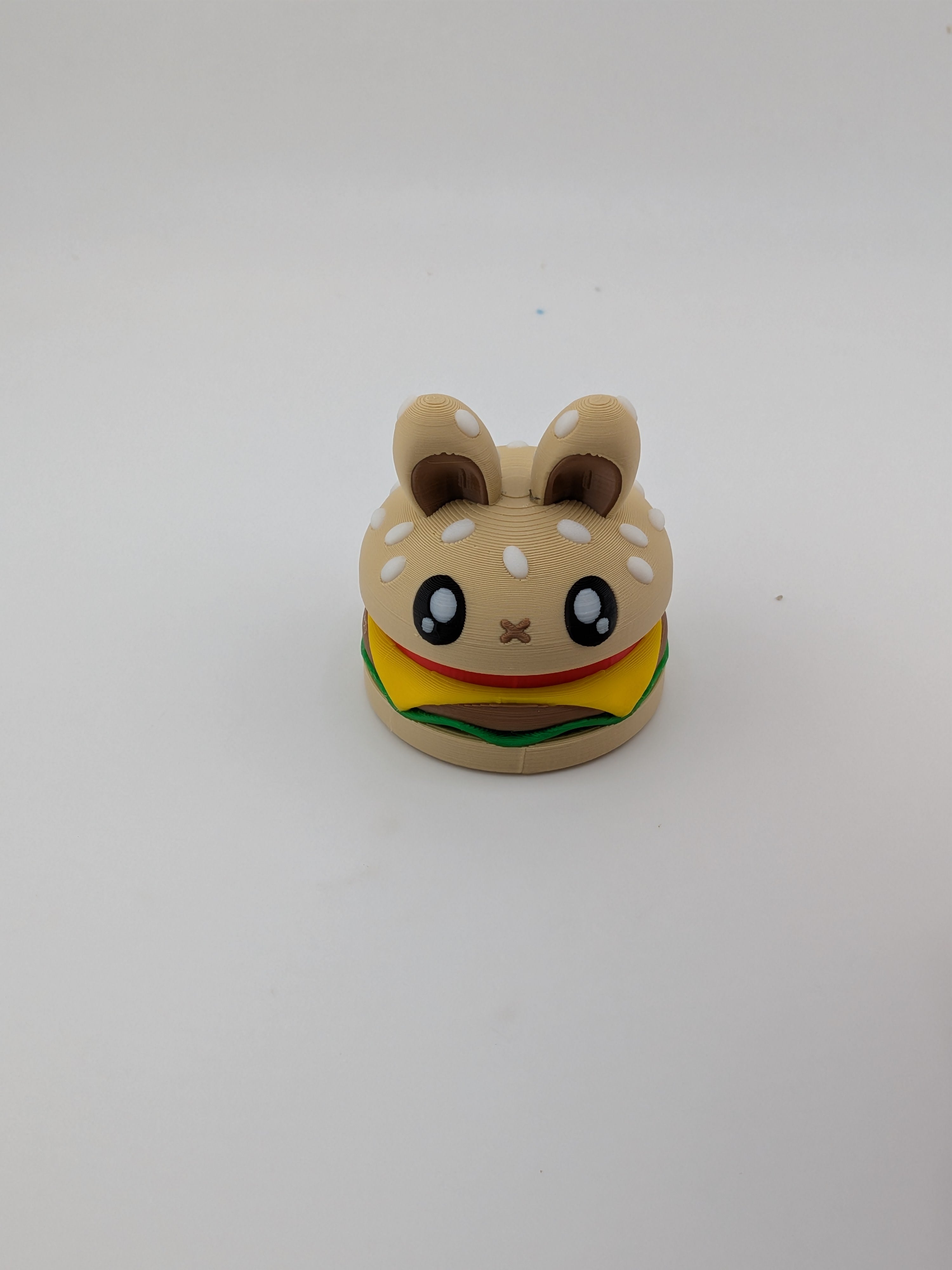 Mechanical Keyboard Switch Hamburger Fidget Clicker Cute Animal Burger Toy