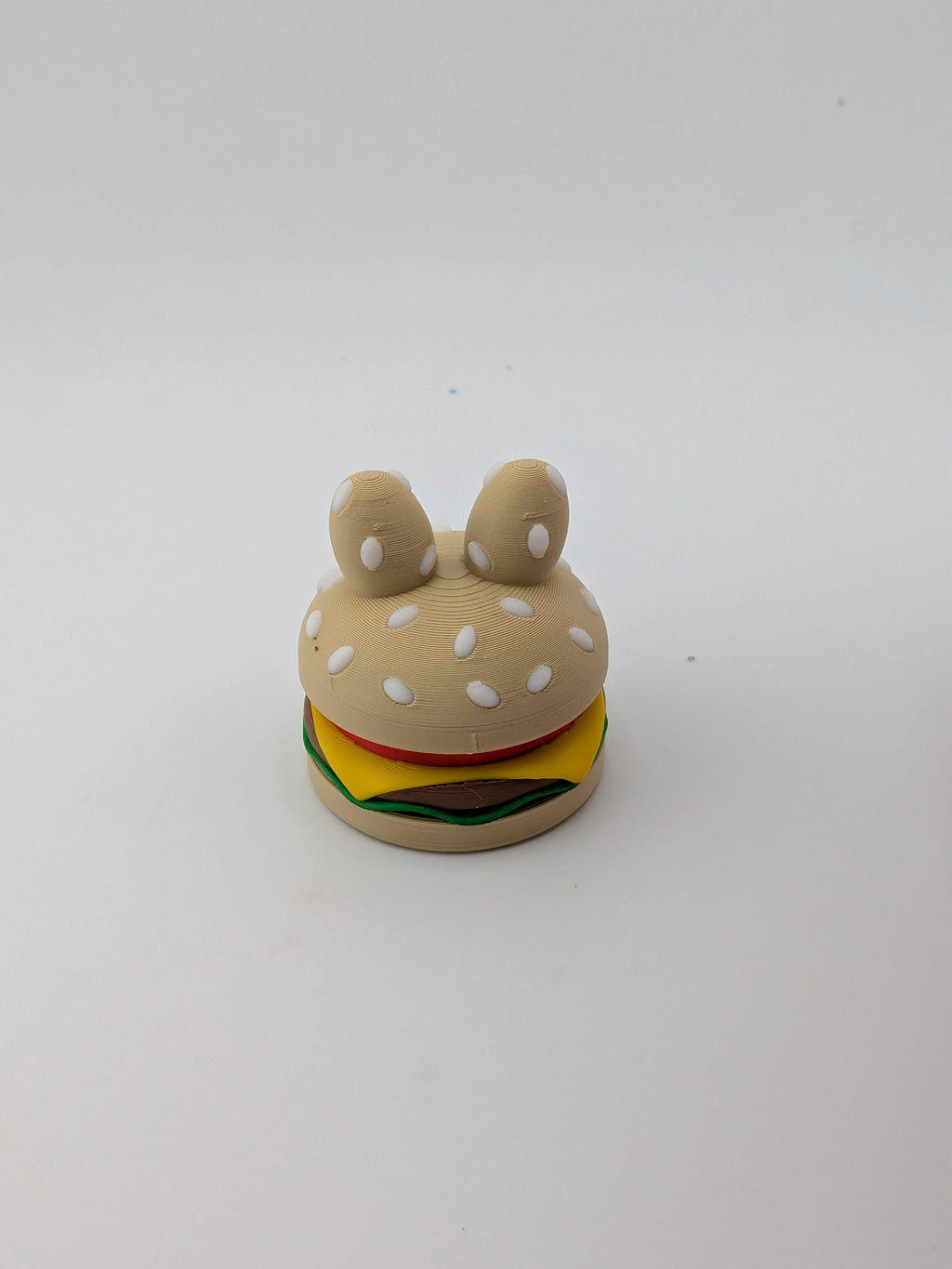 Mechanical Keyboard Switch Hamburger Fidget Clicker Cute Animal Burger Toy