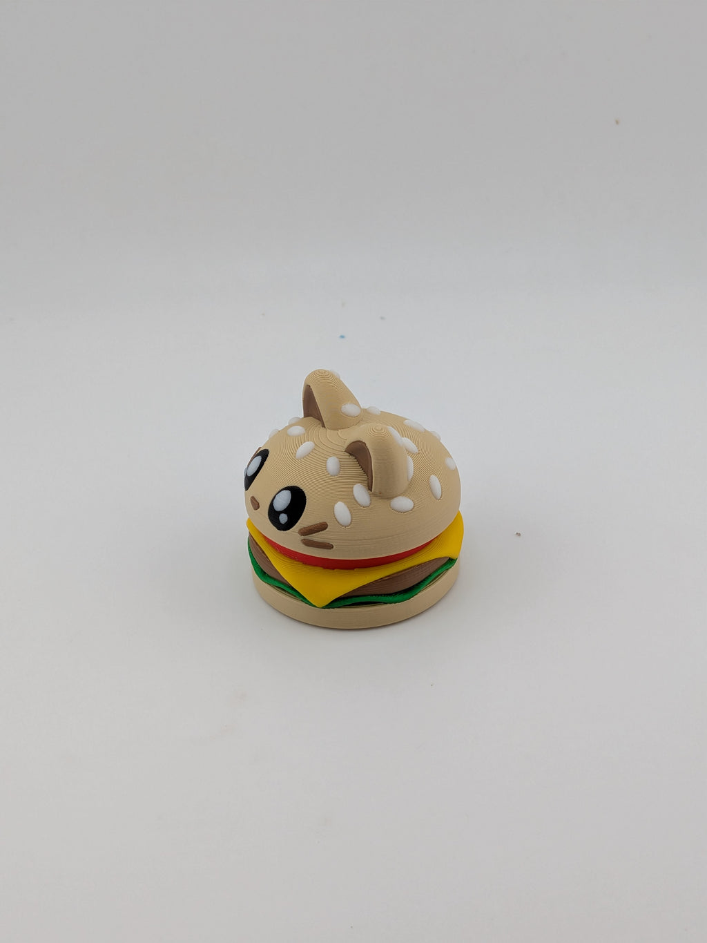 Mechanical Keyboard Switch Hamburger Fidget Clicker Cute Animal Burger Toy