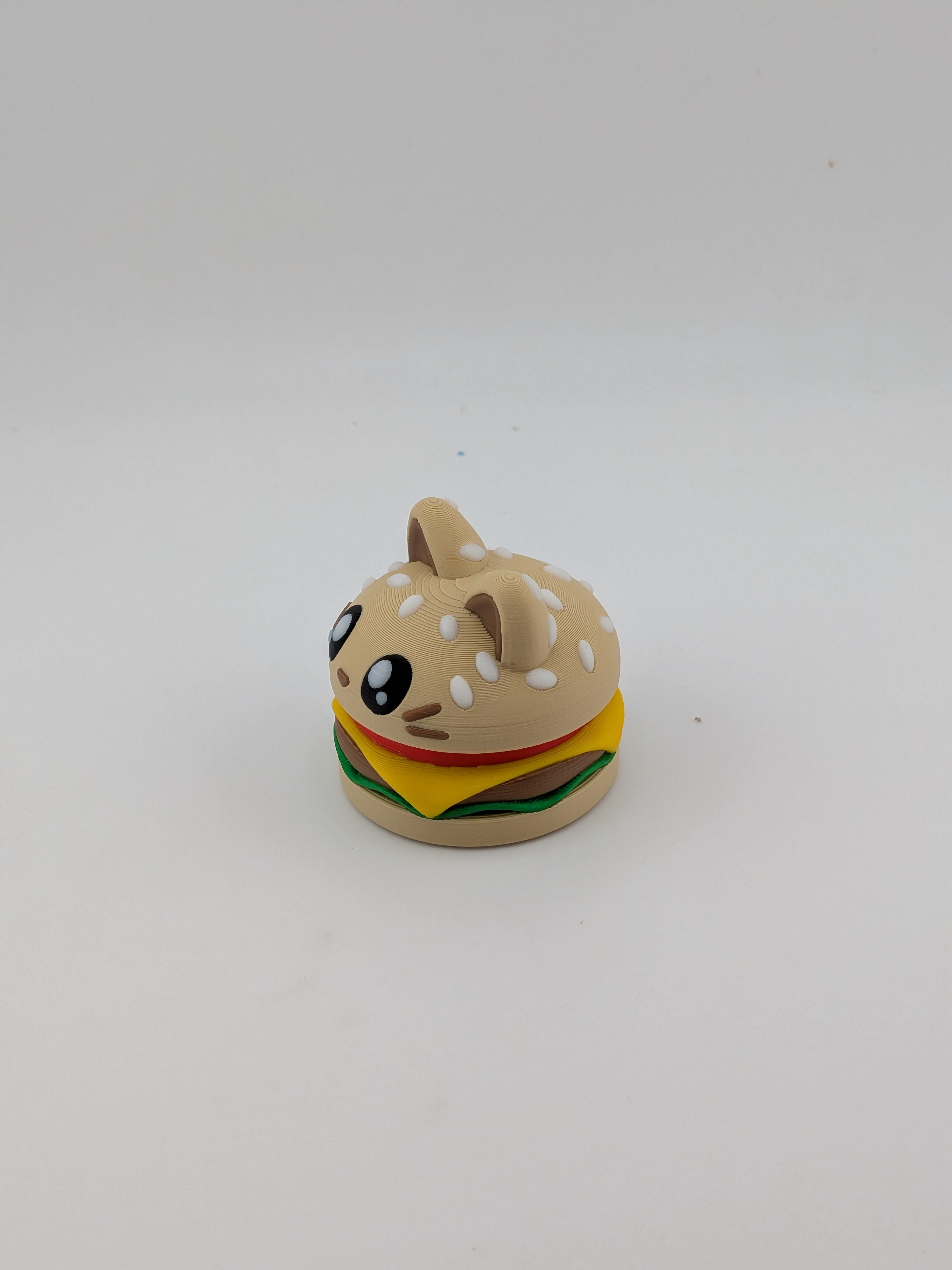 Mechanical Keyboard Switch Hamburger Fidget Clicker Cute Animal Burger Toy