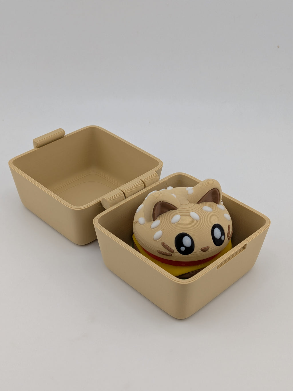 Mechanical Keyboard Switch Hamburger Fidget Clicker Cute Animal Burger Toy