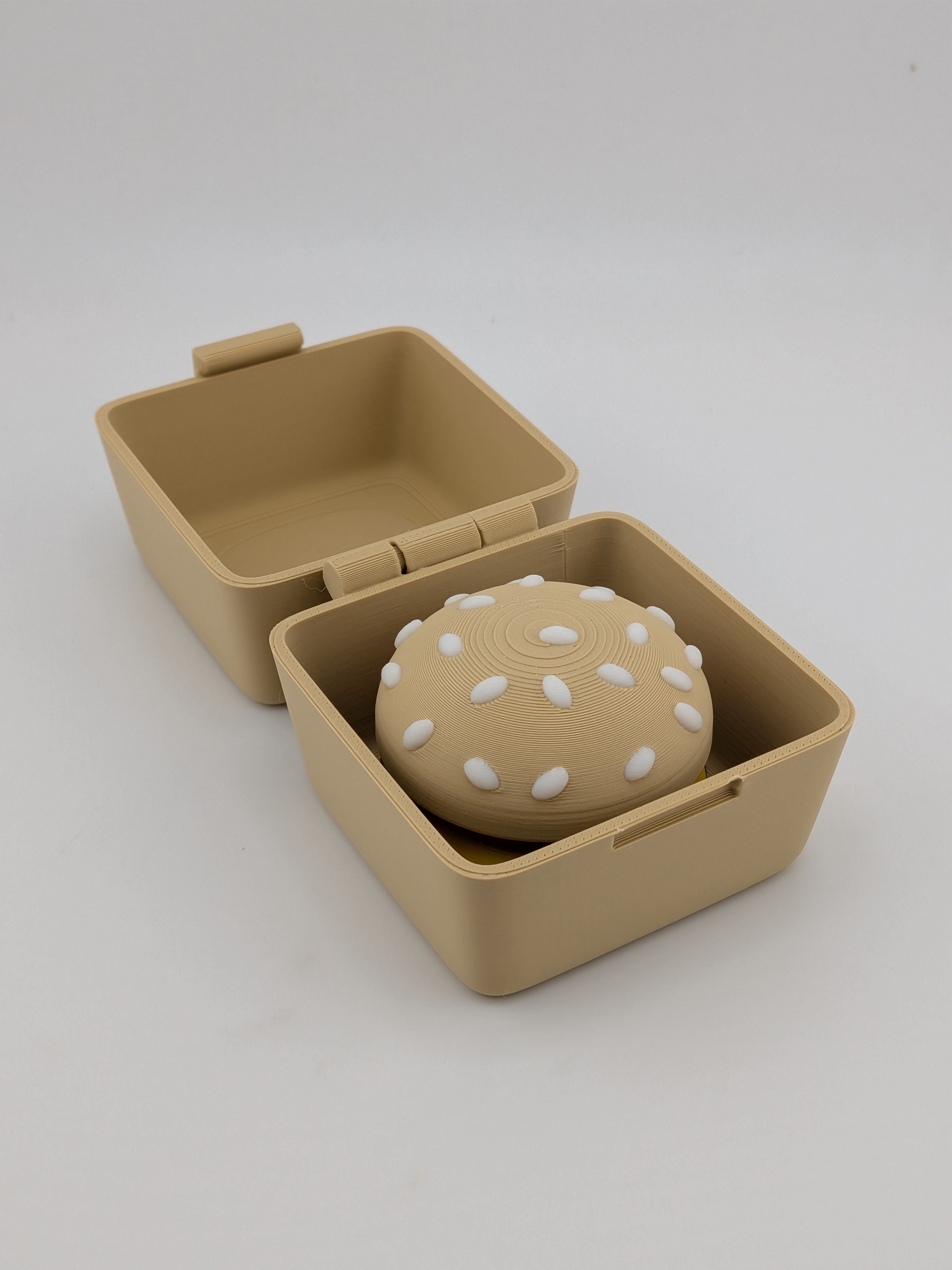 Mechanical Keyboard Switch Hamburger Fidget Clicker Cute Animal Burger Toy