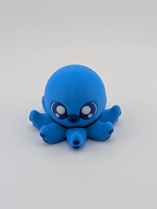 2.5" Spinning Octopus Fidget Toy Cute Ball Bearing Desk Spinner Multi-Color