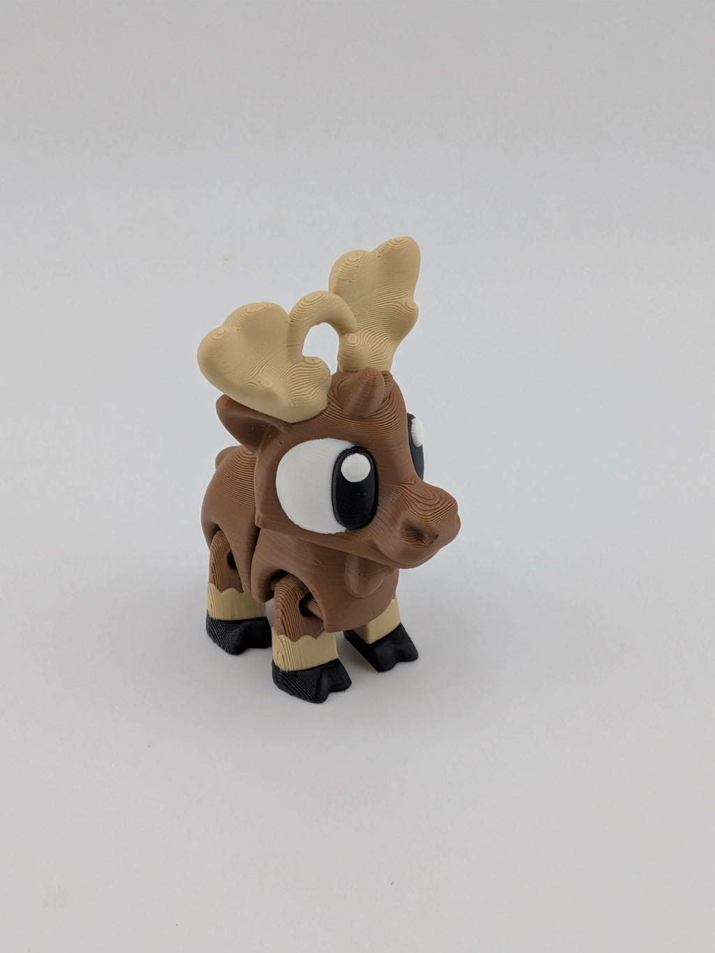 Articulated Moose Keychain Buddy Flexi Moving Head Legs Cute Fidget Toy